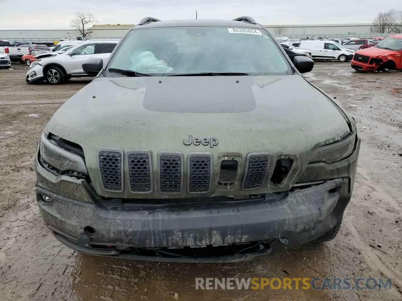 5 fotografías del automóvil dañado 1C4PJMBX4MD203131 JEEP CHEROKEE 2021