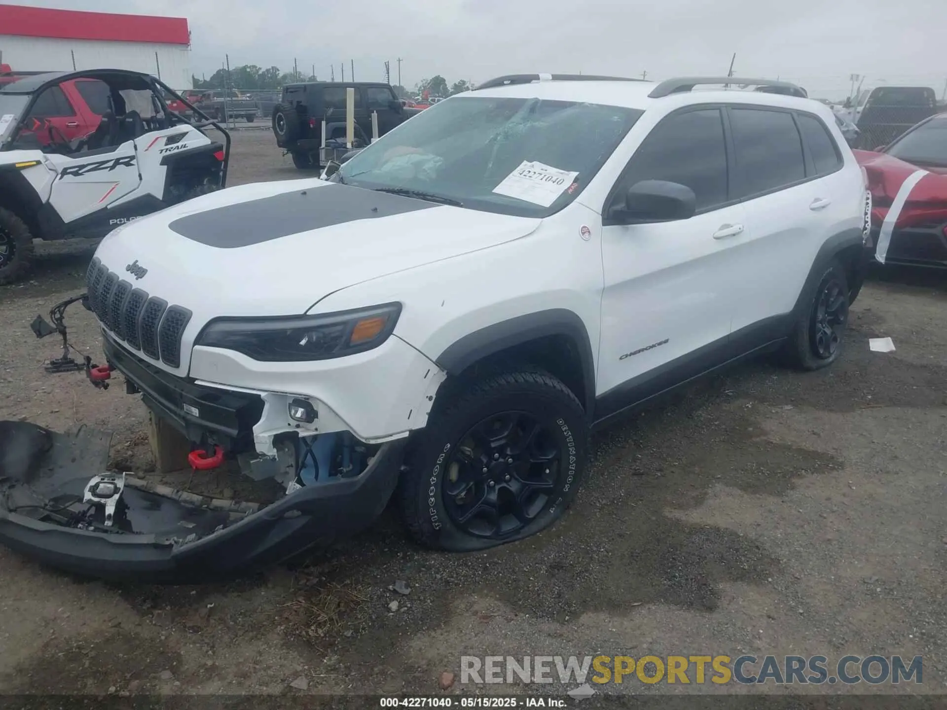 2 fotografías del automóvil dañado 1C4PJMBX4MD239112 JEEP CHEROKEE 2021
