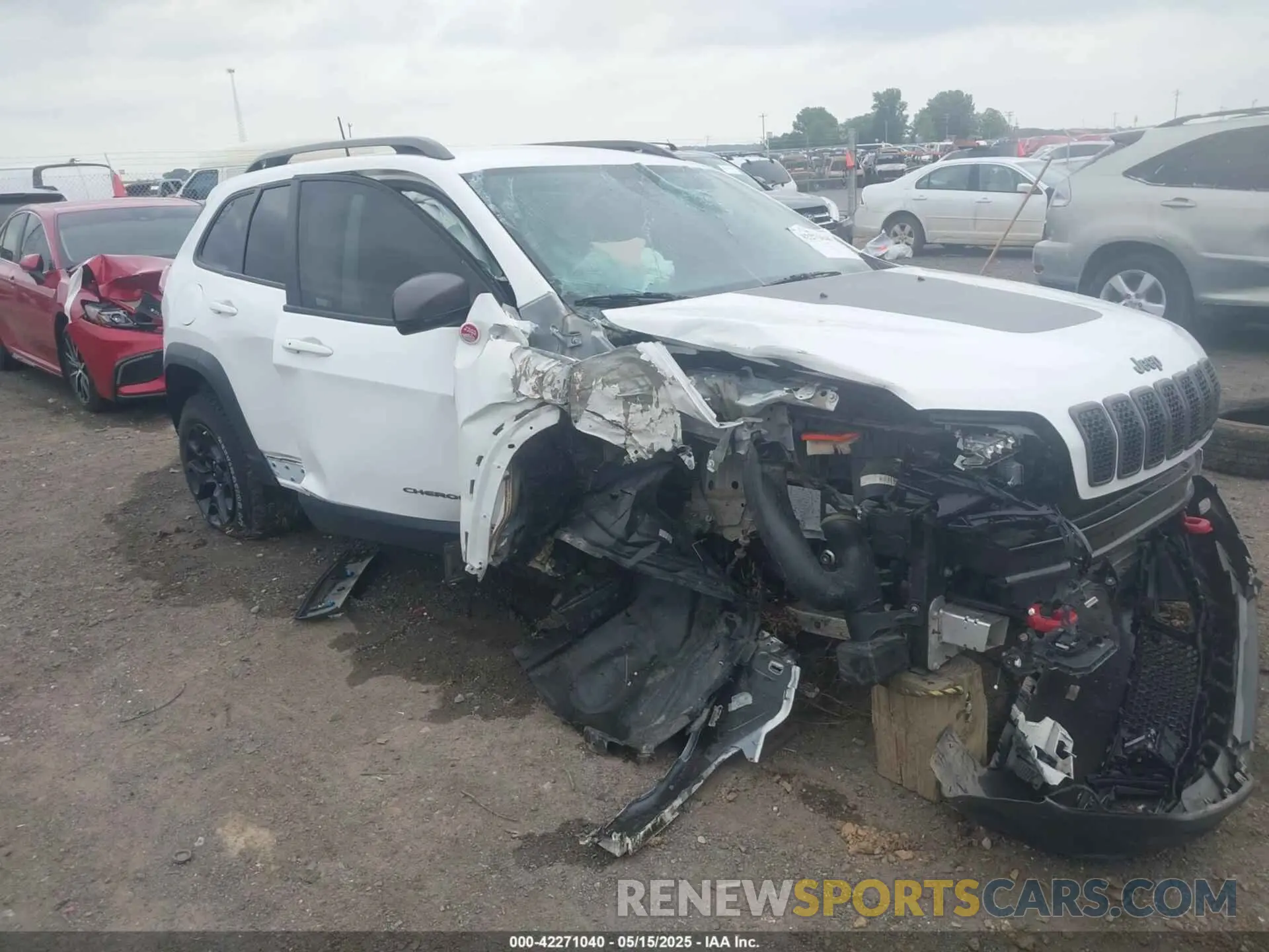 6 fotografías del automóvil dañado 1C4PJMBX4MD239112 JEEP CHEROKEE 2021