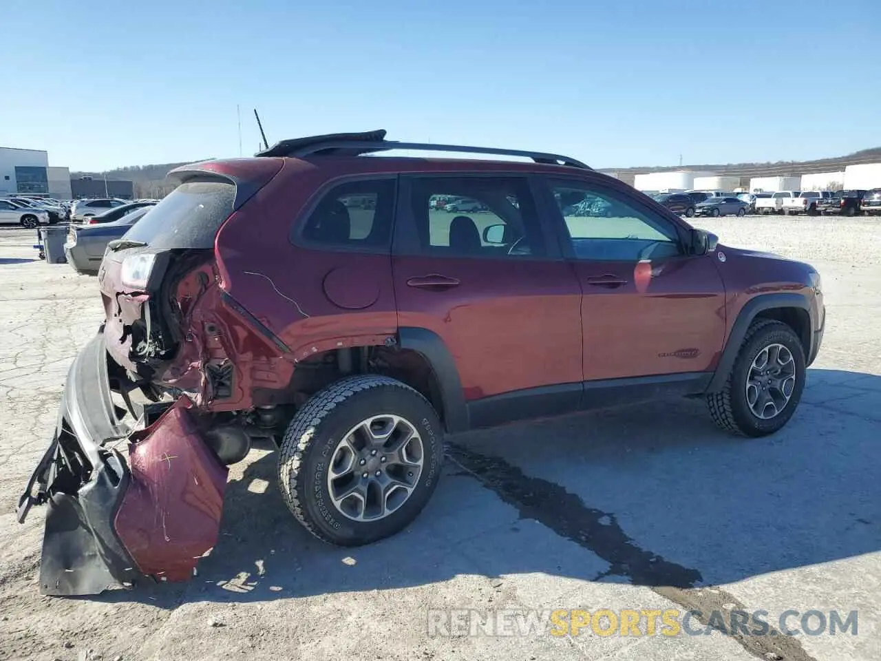 3 fotografías del automóvil dañado 1C4PJMBX7MD139411 JEEP CHEROKEE 2021