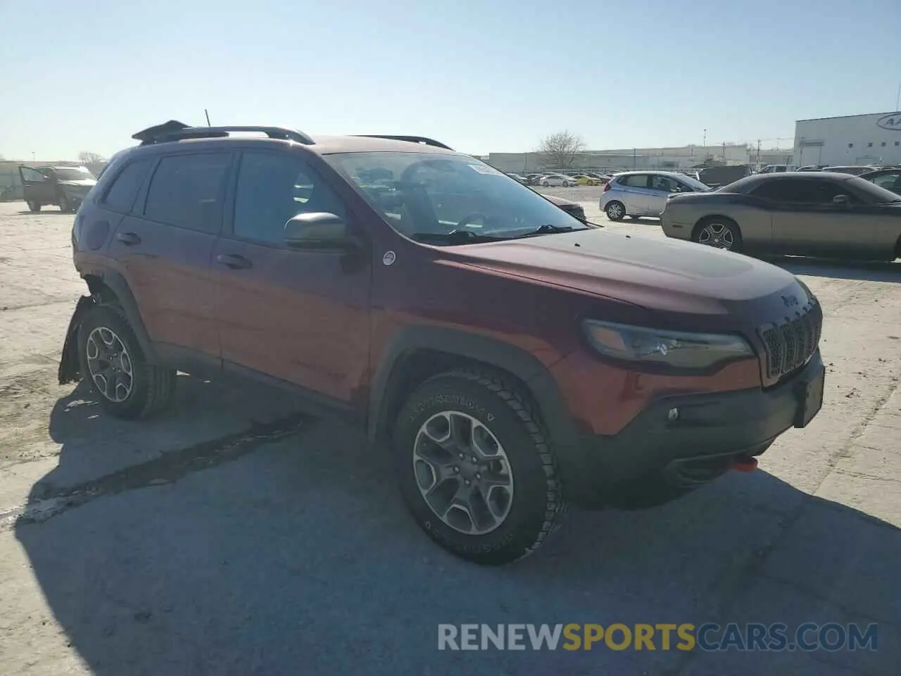 4 fotografías del automóvil dañado 1C4PJMBX7MD139411 JEEP CHEROKEE 2021