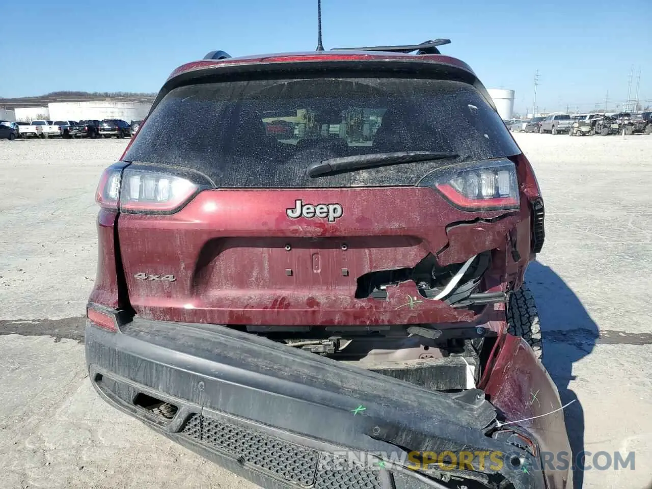 6 fotografías del automóvil dañado 1C4PJMBX7MD139411 JEEP CHEROKEE 2021