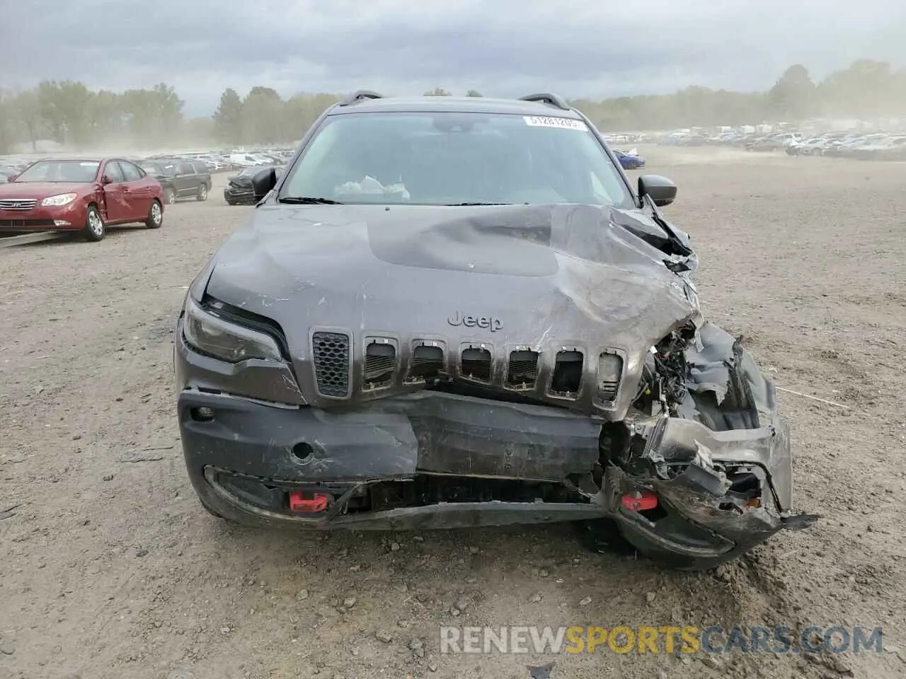 5 fotografías del automóvil dañado 1C4PJMBX7MD215581 JEEP CHEROKEE 2021