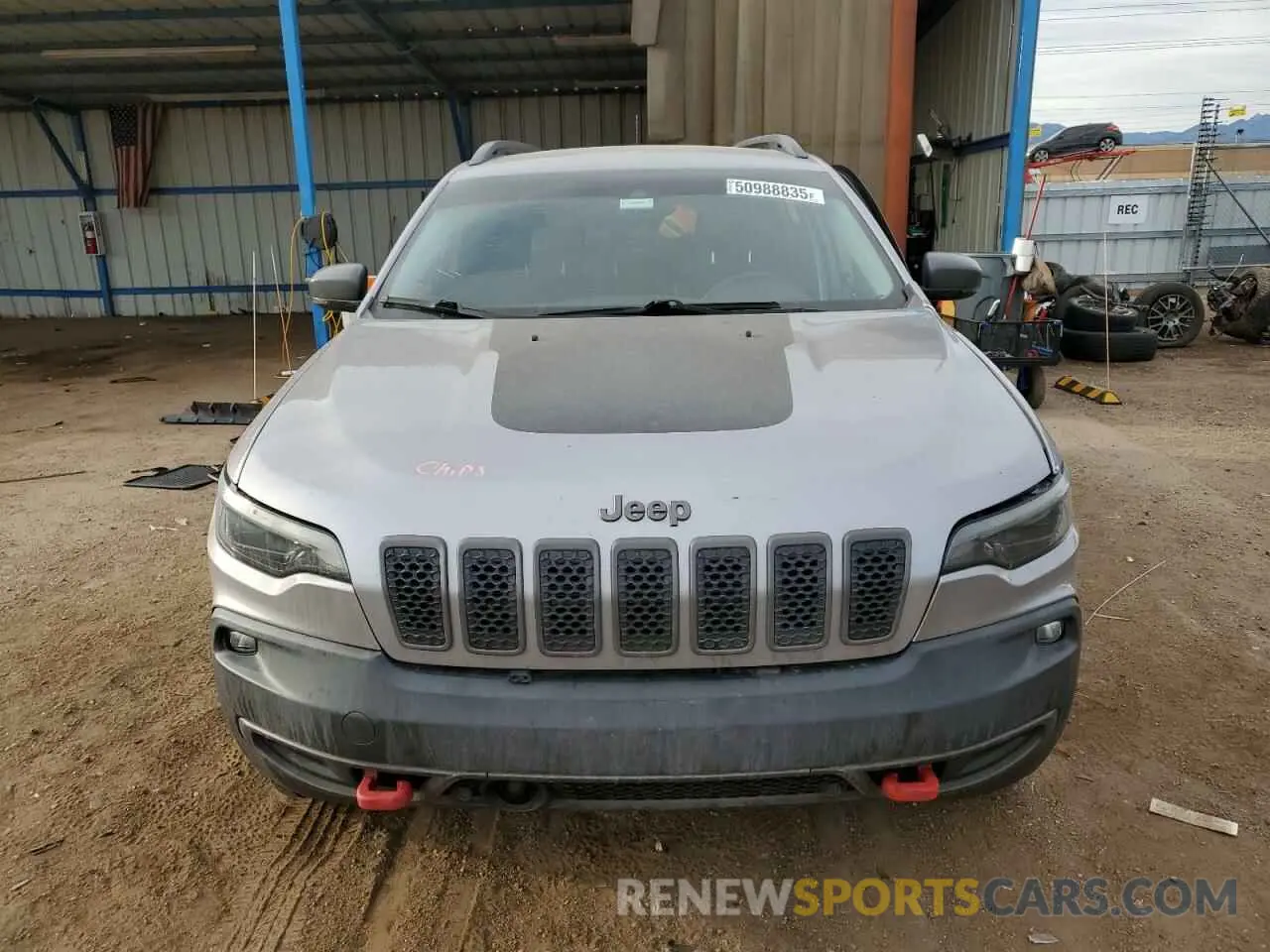 5 fotografías del automóvil dañado 1C4PJMBX9MD211029 JEEP CHEROKEE 2021