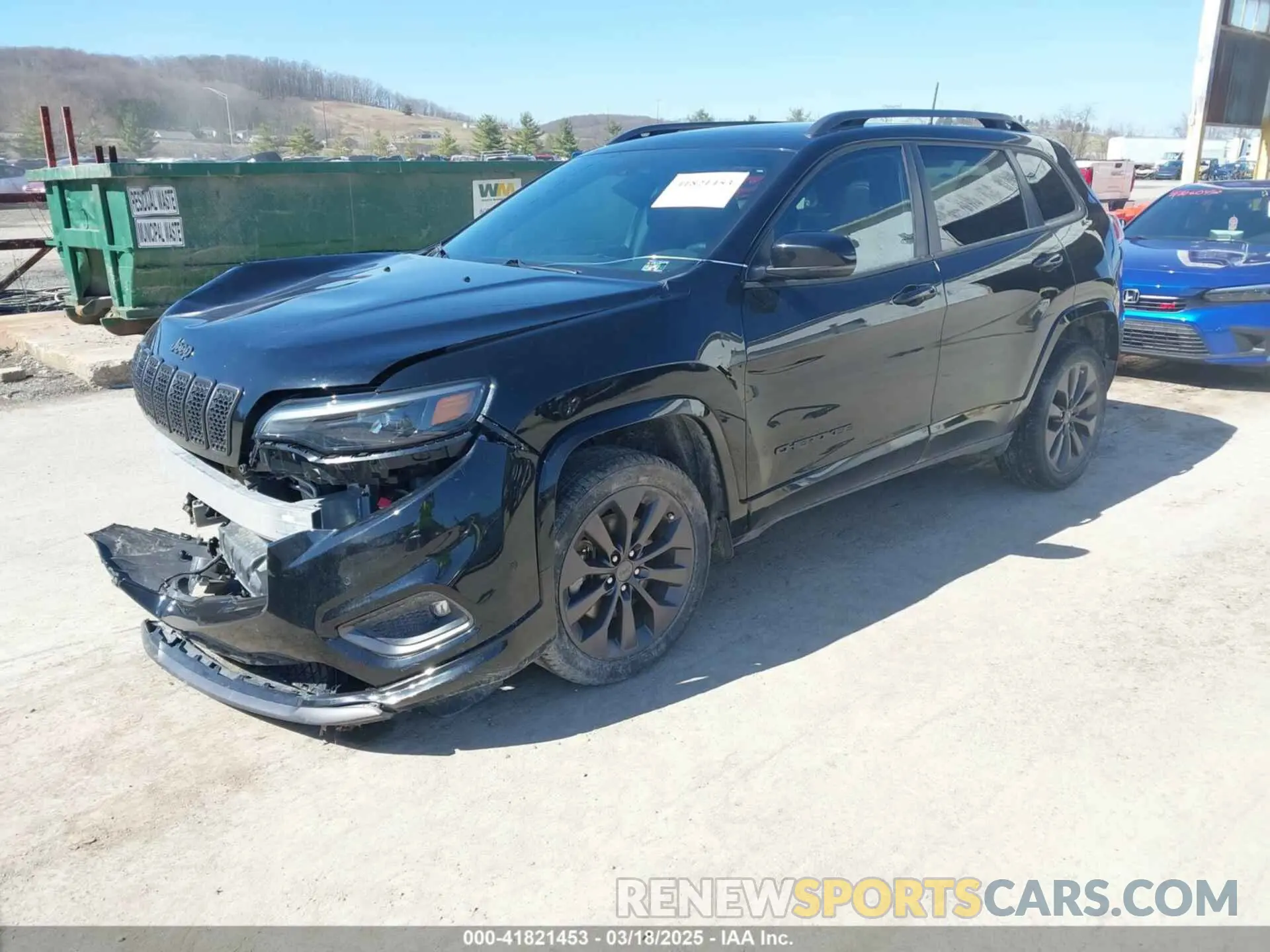 2 fotografías del automóvil dañado 1C4PJMDN5MD156607 JEEP CHEROKEE 2021