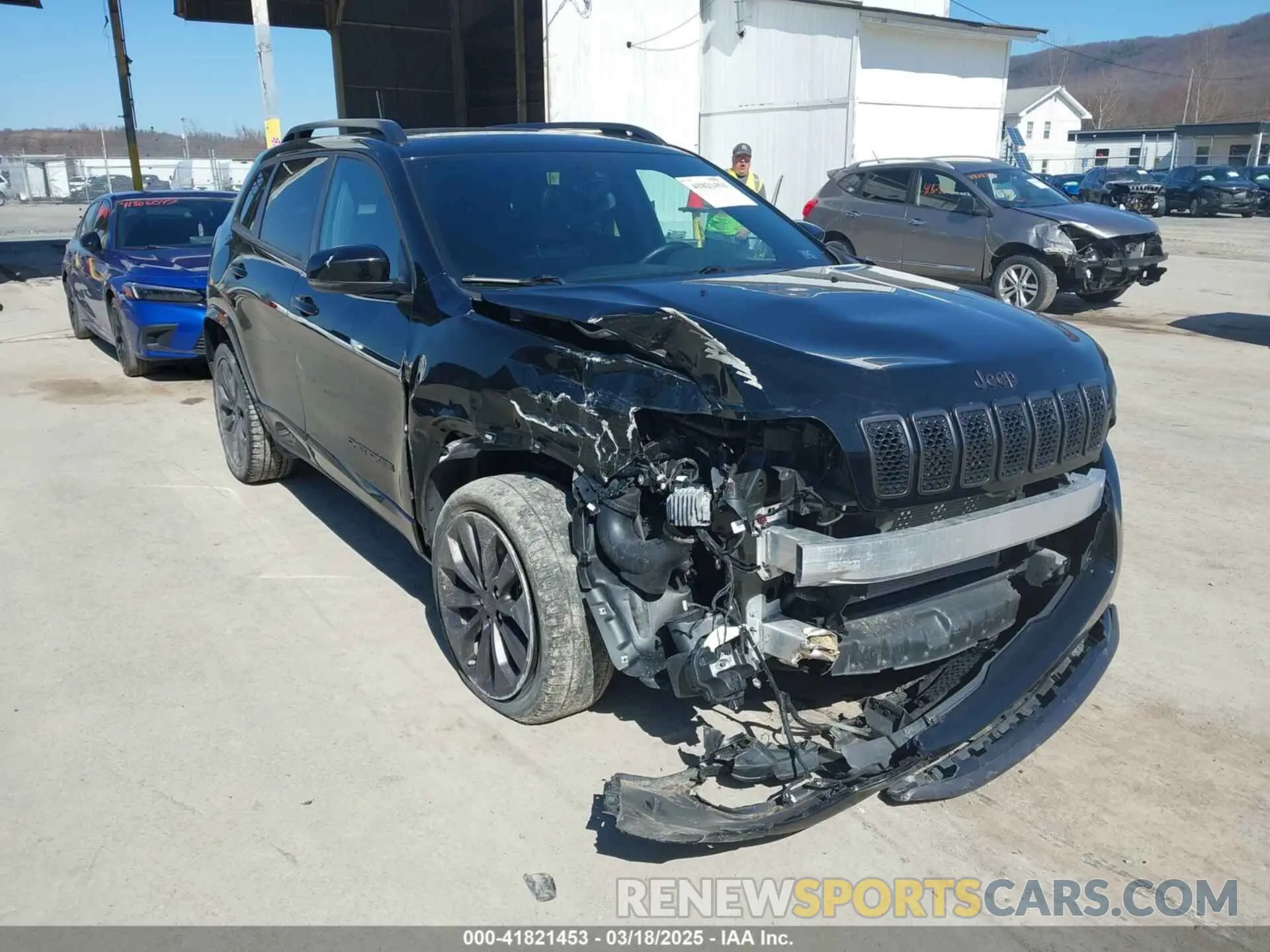 6 fotografías del automóvil dañado 1C4PJMDN5MD156607 JEEP CHEROKEE 2021