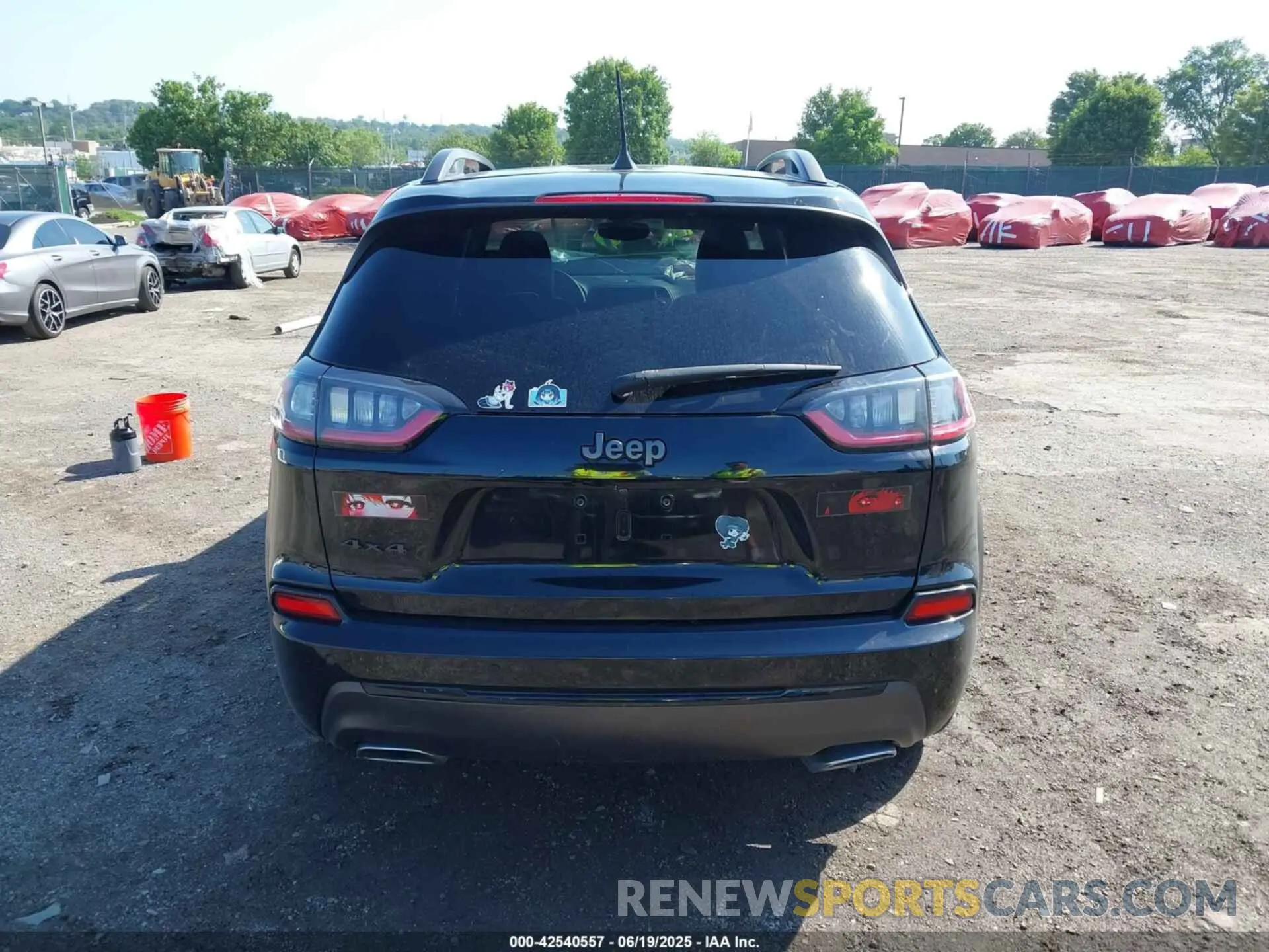 17 fotografías del automóvil dañado 1C4PJMDN8MD132074 JEEP CHEROKEE 2021