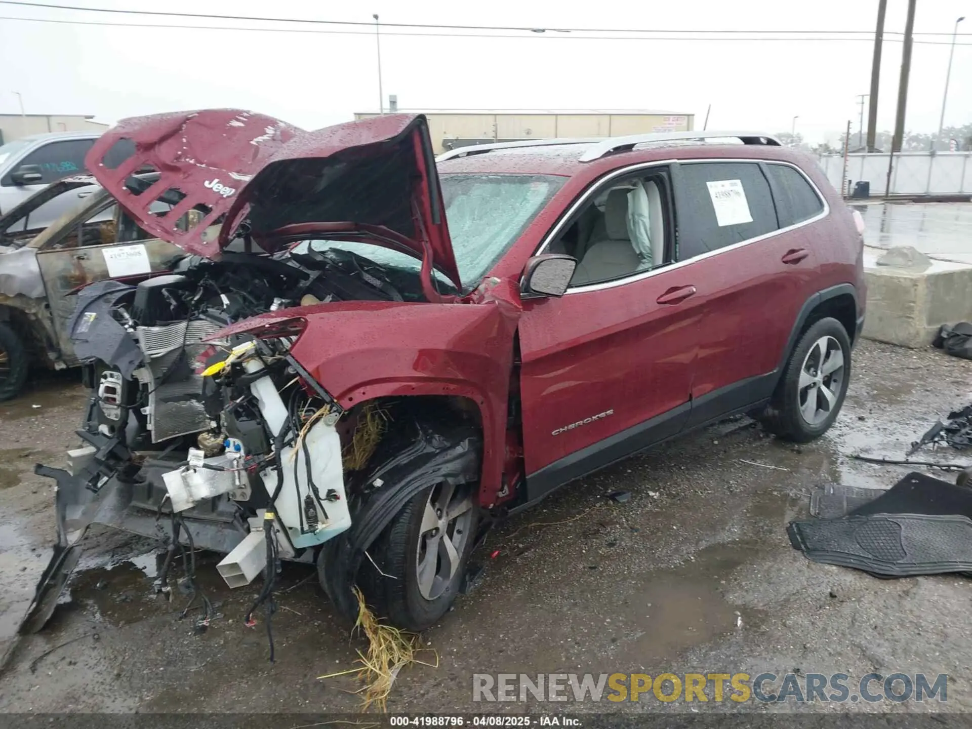 2 fotografías del automóvil dañado 1C4PJMDX0MD206525 JEEP CHEROKEE 2021