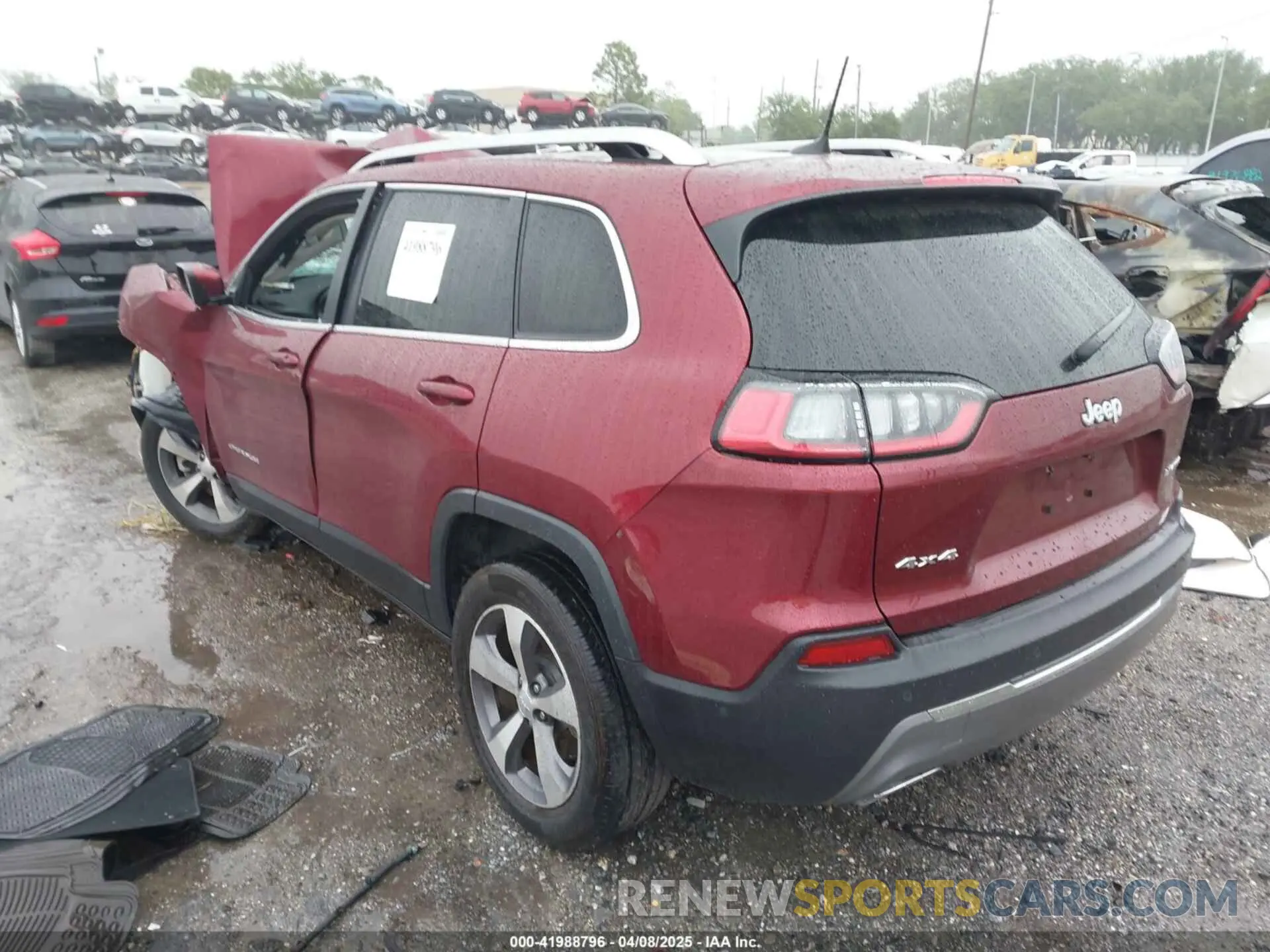 3 fotografías del automóvil dañado 1C4PJMDX0MD206525 JEEP CHEROKEE 2021
