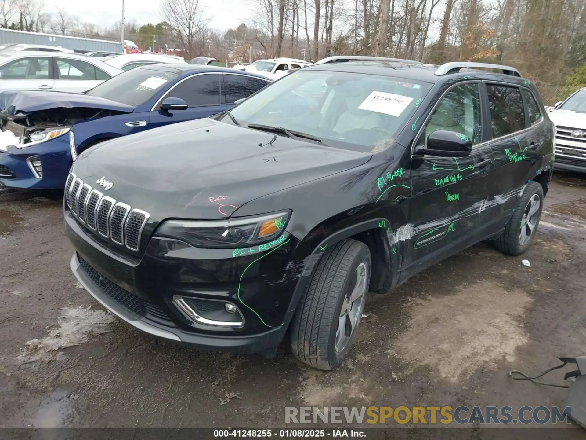 2 fotografías del automóvil dañado 1C4PJMDX8MD108052 JEEP CHEROKEE 2021