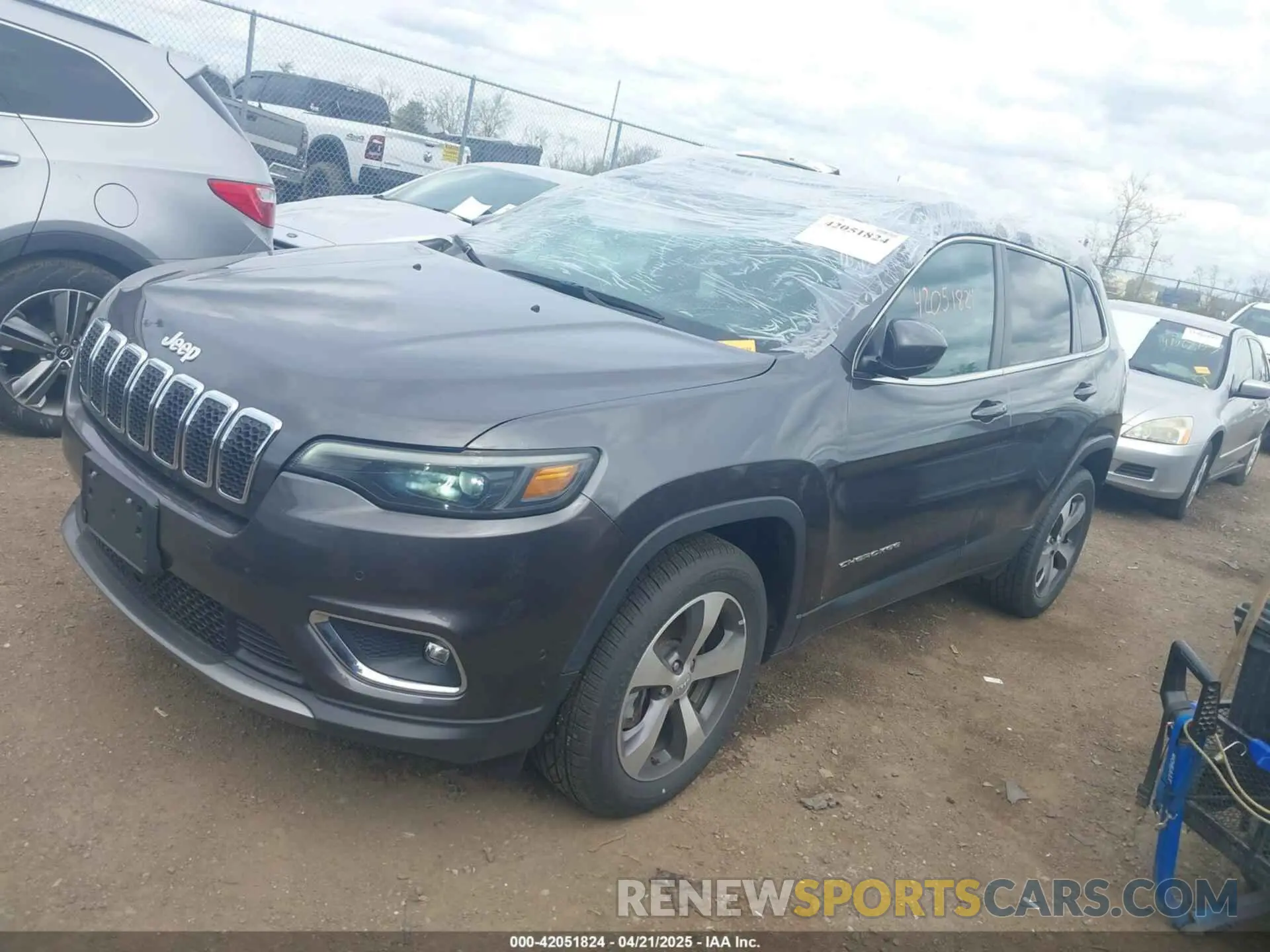 2 fotografías del automóvil dañado 1C4PJMDX8MD212475 JEEP CHEROKEE 2021