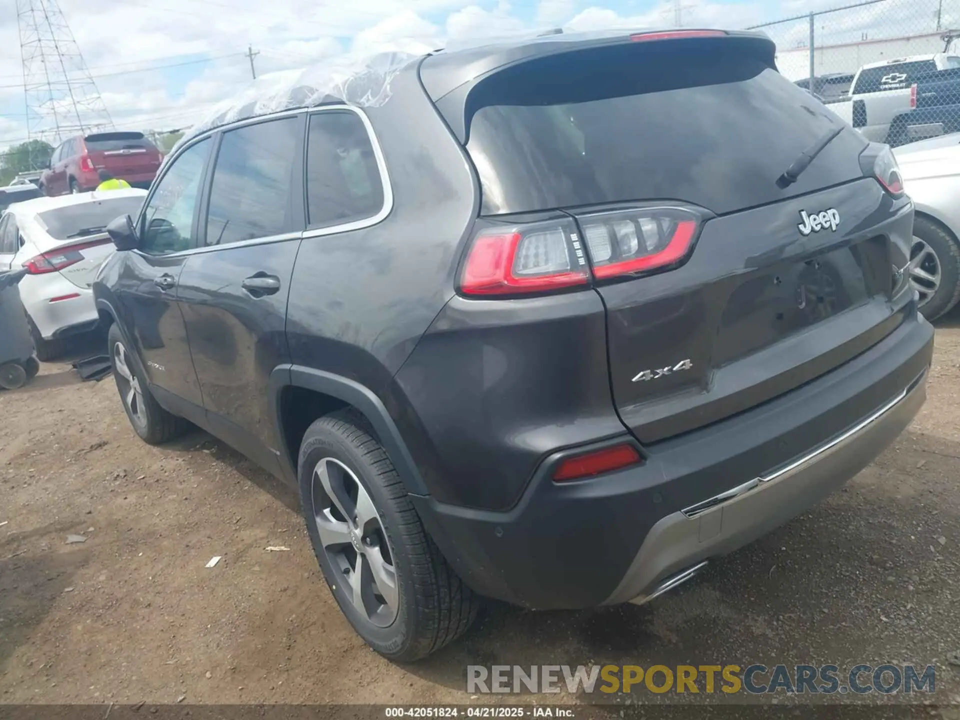 3 fotografías del automóvil dañado 1C4PJMDX8MD212475 JEEP CHEROKEE 2021