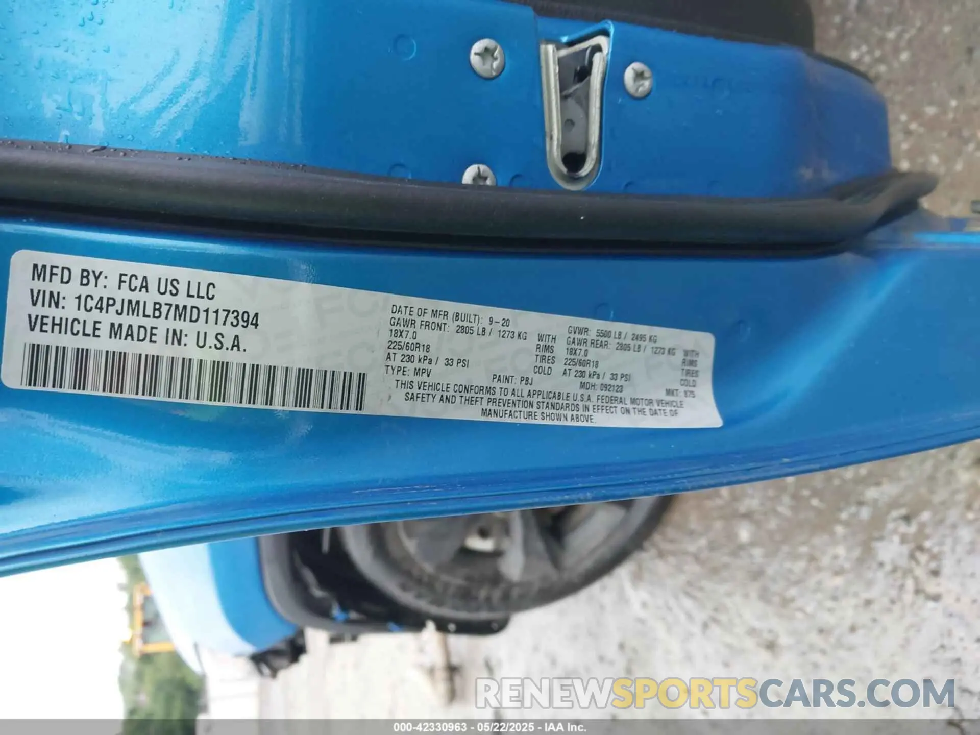 9 fotografías del automóvil dañado 1C4PJMLB7MD117394 JEEP CHEROKEE 2021
