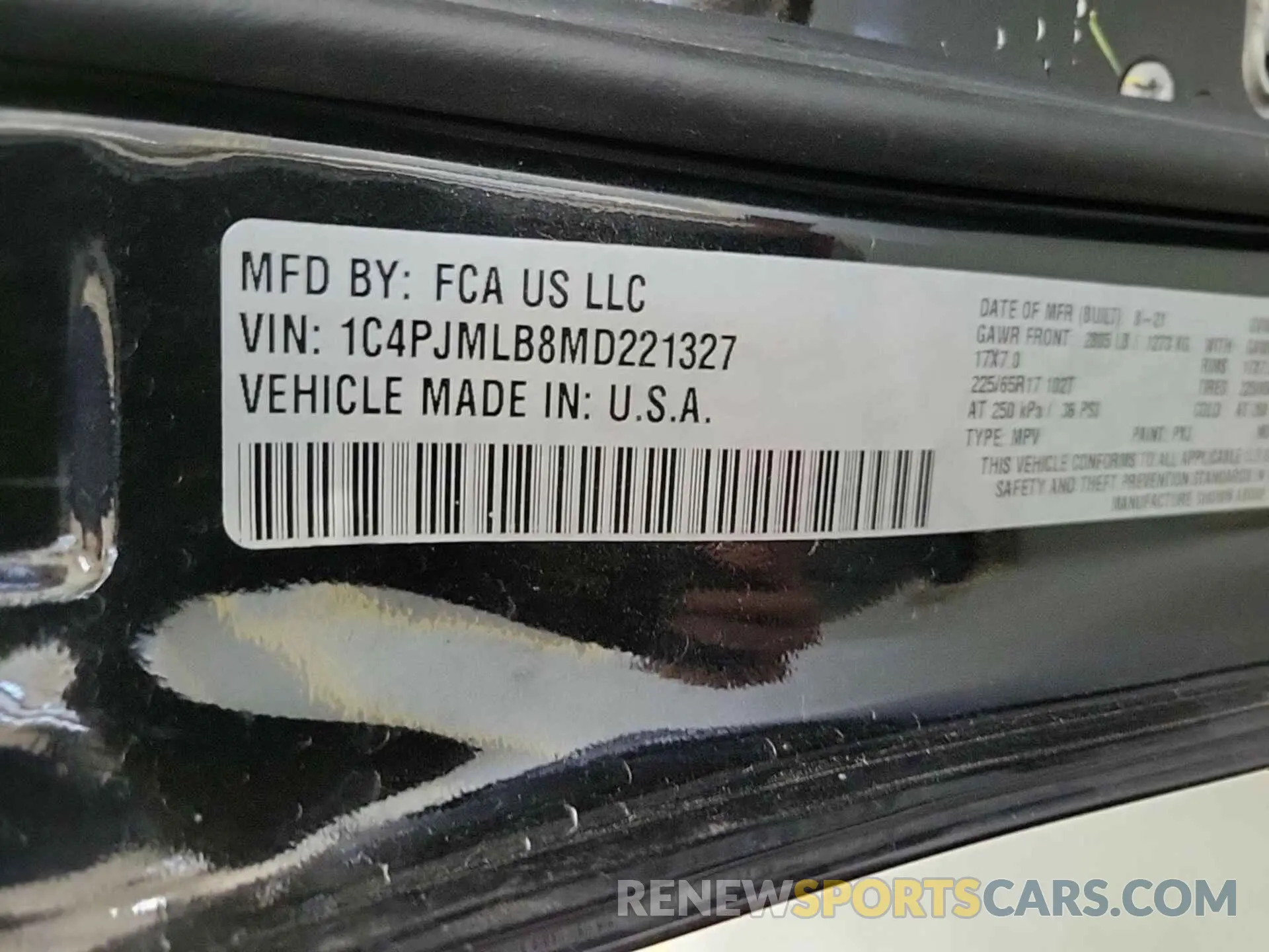 14 fotografías del automóvil dañado 1C4PJMLB8MD221327 JEEP CHEROKEE 2021