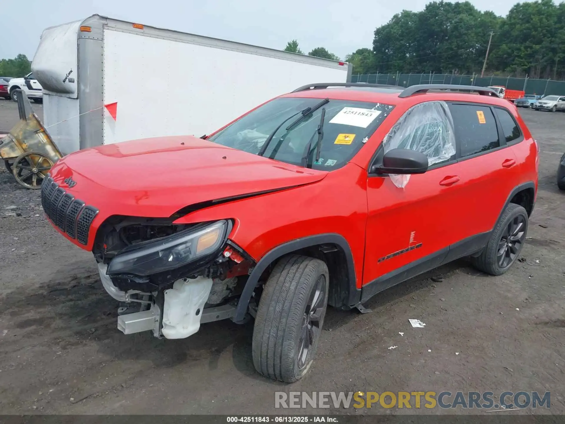 2 fotografías del automóvil dañado 1C4PJMMX0MD156726 JEEP CHEROKEE 2021