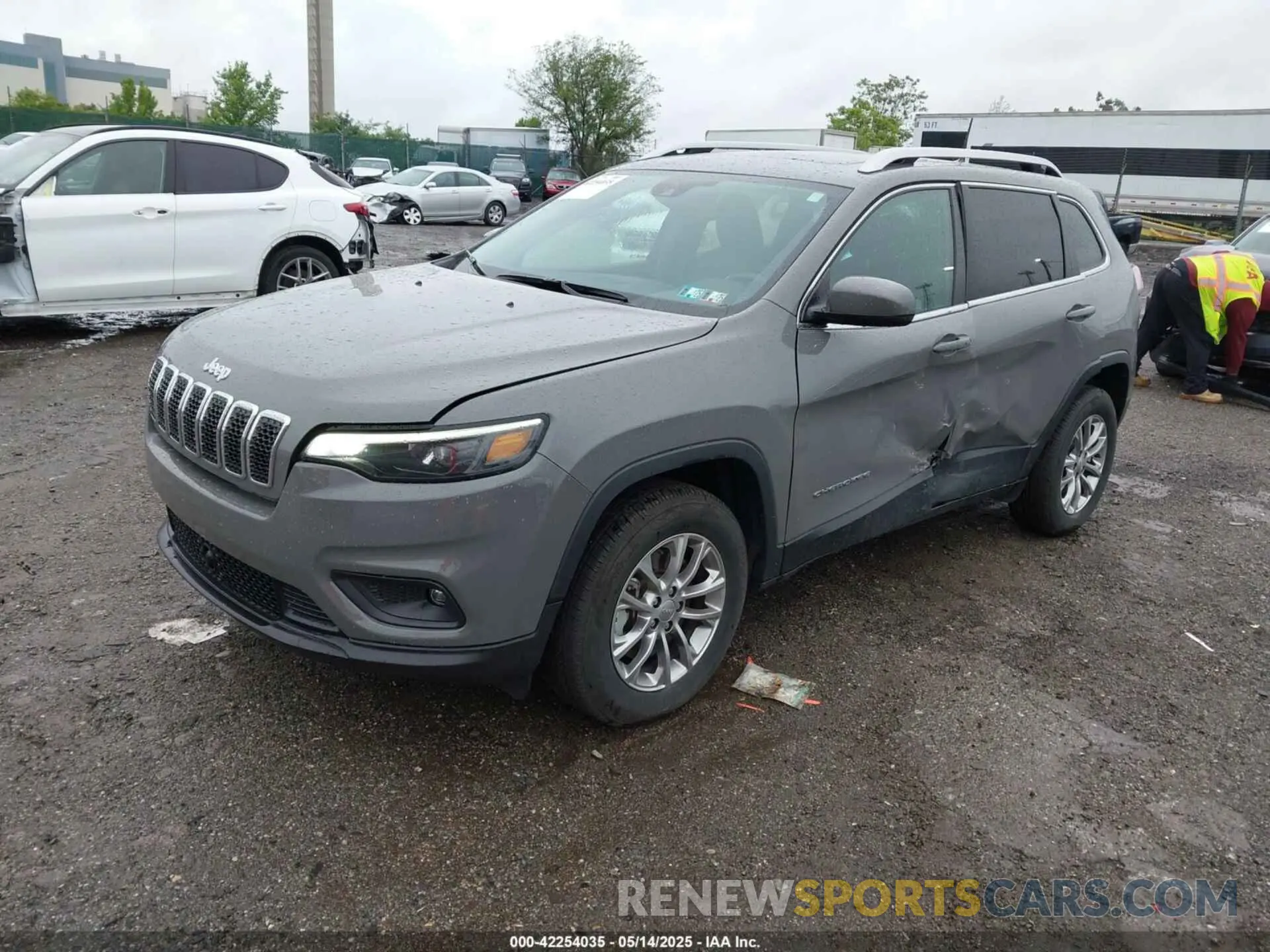 2 fotografías del automóvil dañado 1C4PJMMX7MD108821 JEEP CHEROKEE 2021