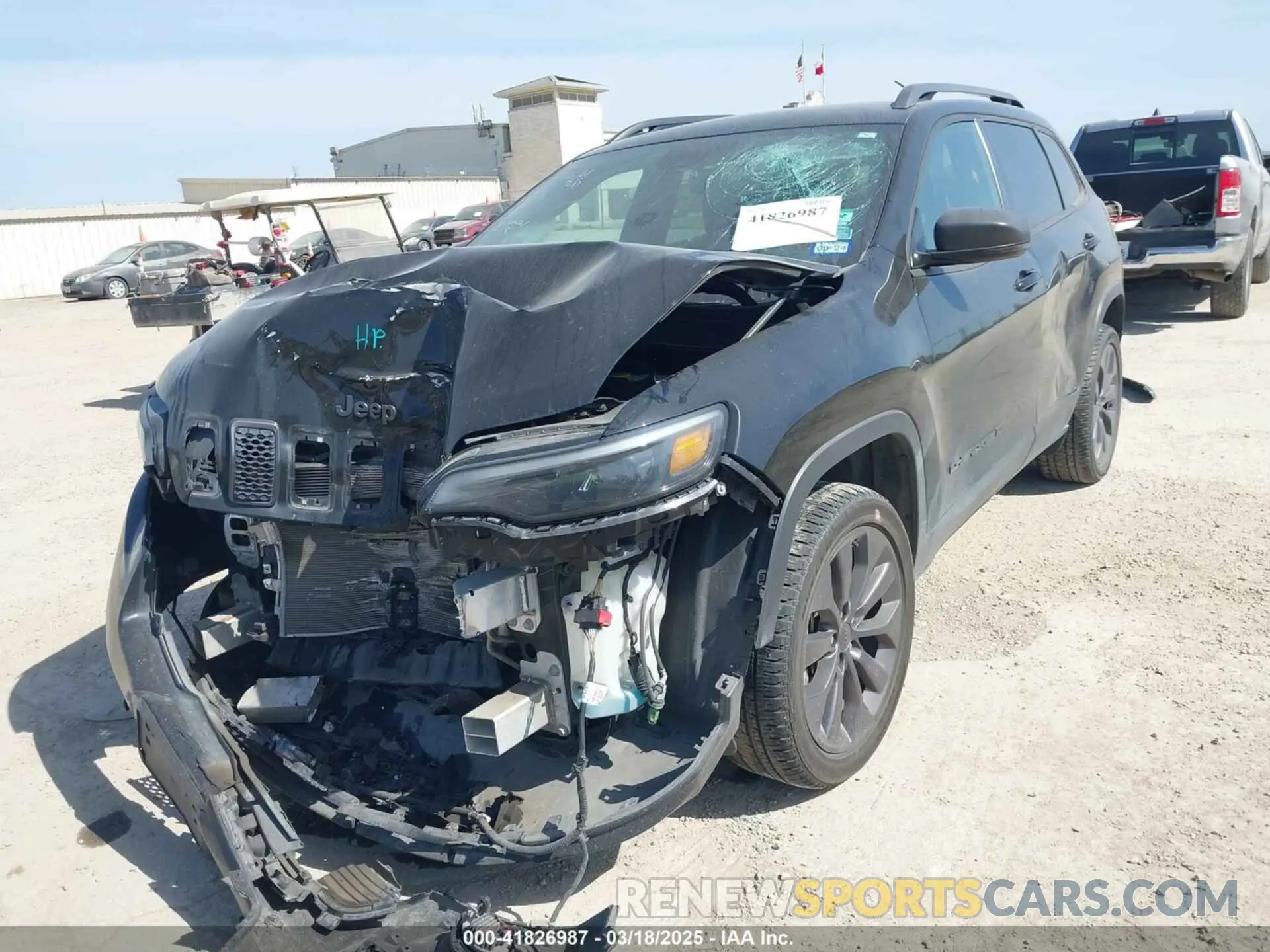 6 fotografías del automóvil dañado 1C4PJMMX8MD181406 JEEP CHEROKEE 2021