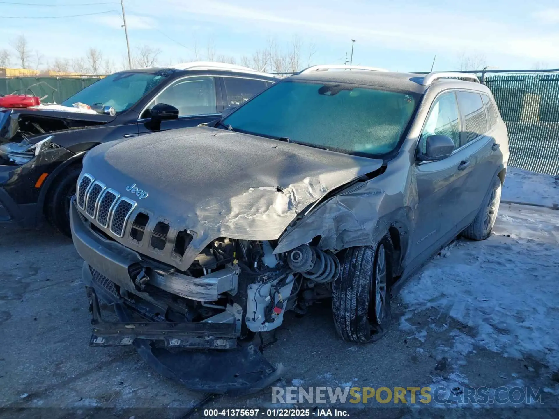 2 fotografías del automóvil dañado 1C4PJMMX9MD105662 JEEP CHEROKEE 2021