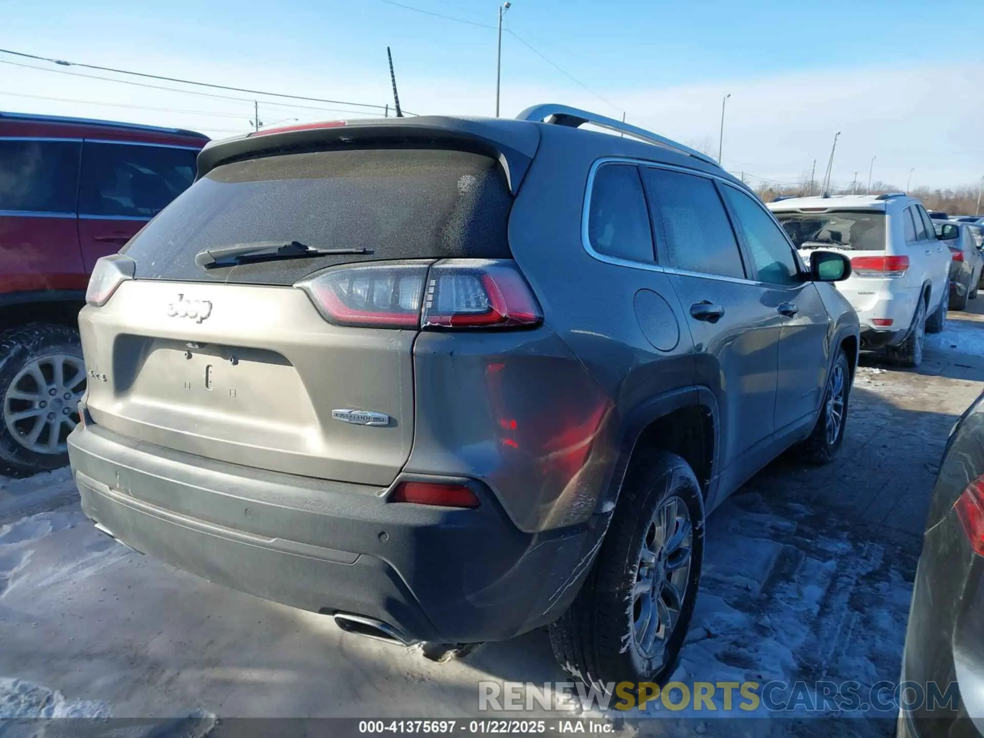 4 fotografías del automóvil dañado 1C4PJMMX9MD105662 JEEP CHEROKEE 2021