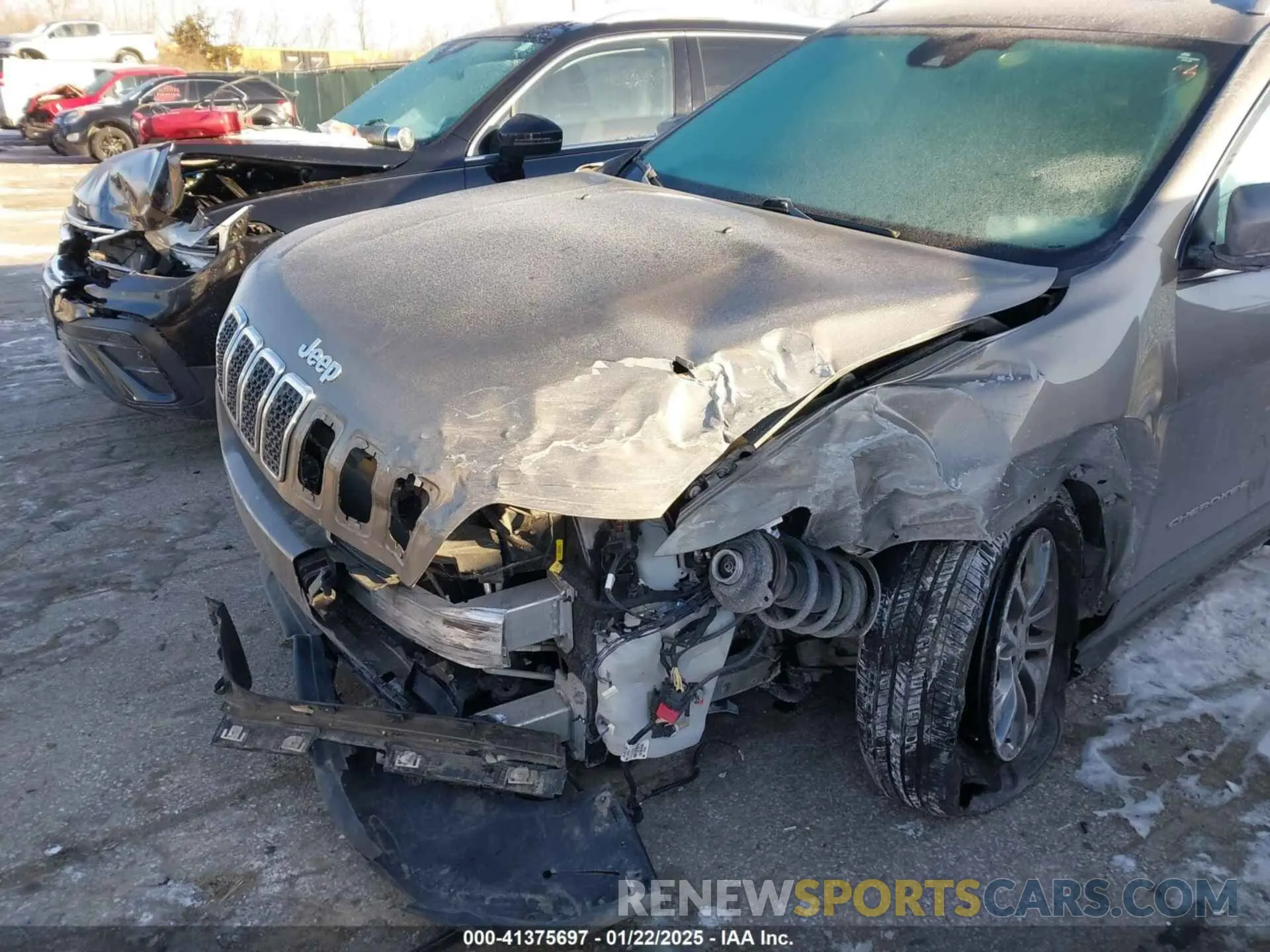 6 fotografías del automóvil dañado 1C4PJMMX9MD105662 JEEP CHEROKEE 2021