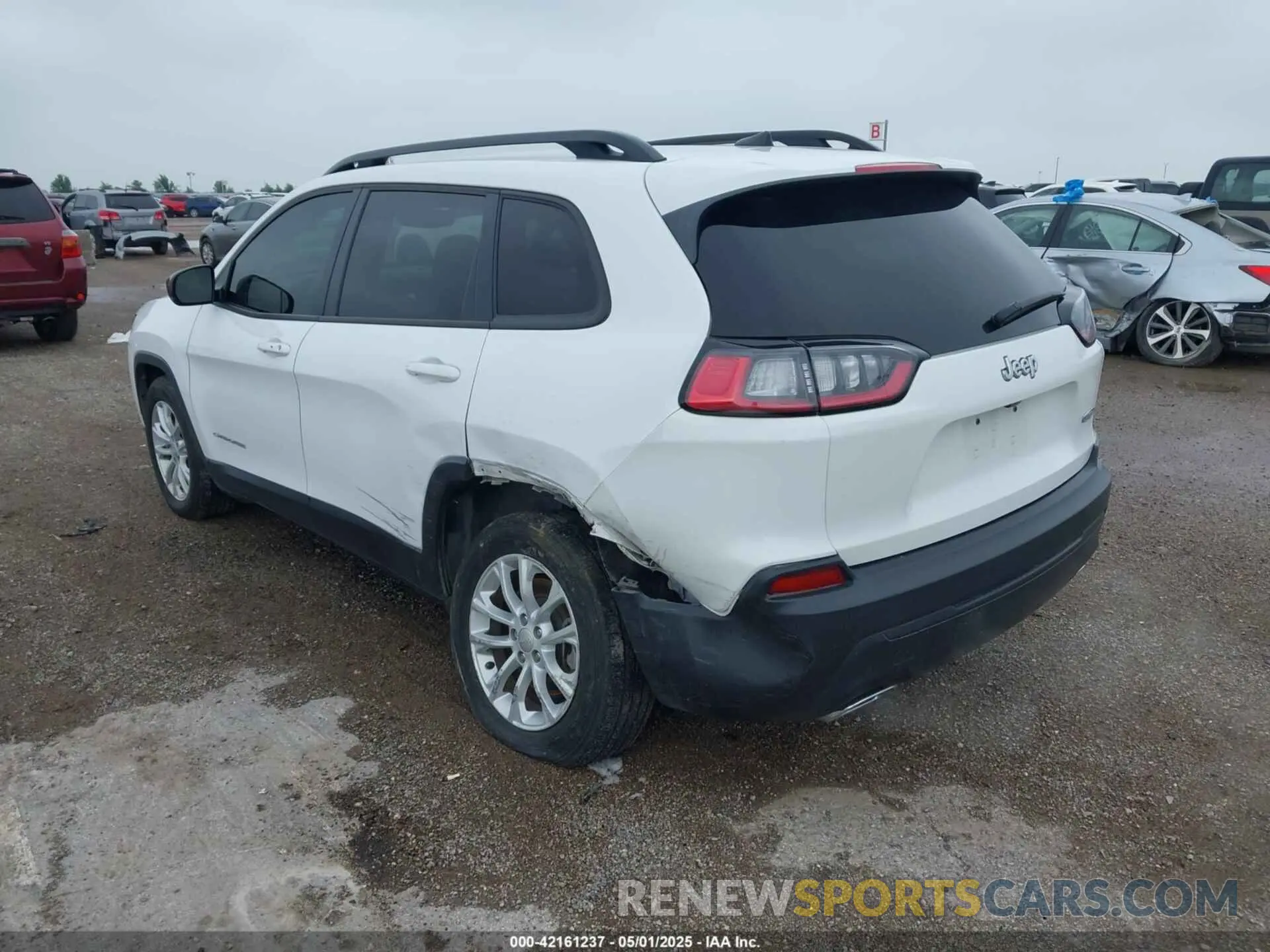 3 fotografías del automóvil dañado 1C4PJLMX1ND535178 JEEP CHEROKEE 2022
