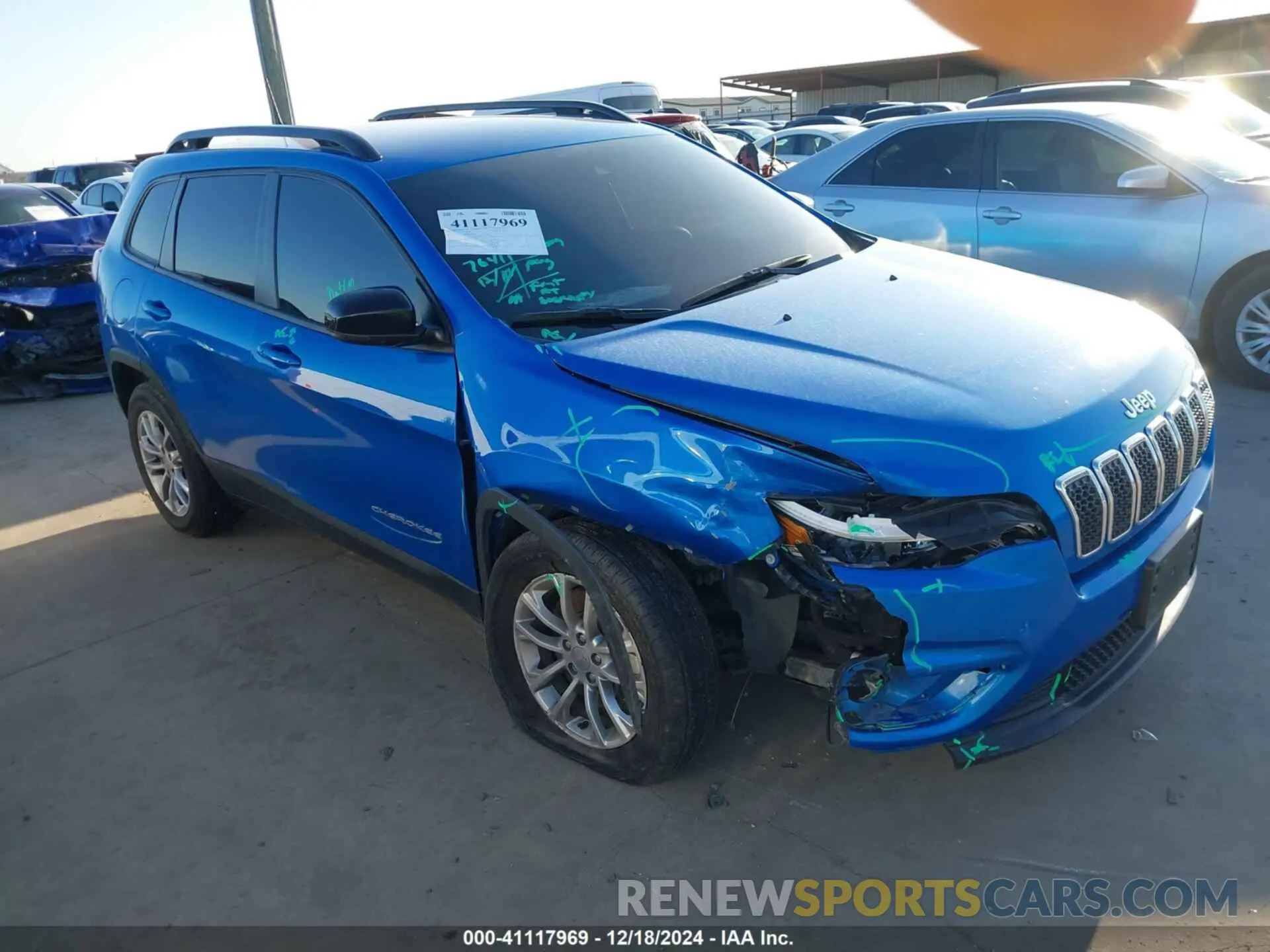1 fotografías del automóvil dañado 1C4PJLMX2ND524156 JEEP CHEROKEE 2022