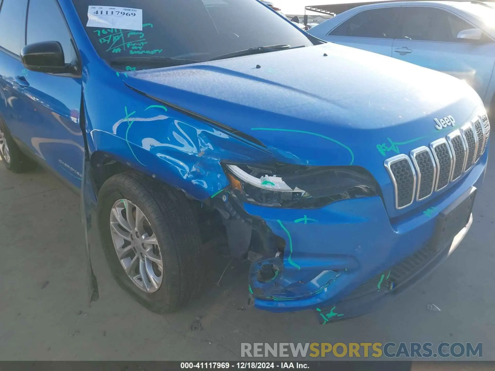 6 fotografías del automóvil dañado 1C4PJLMX2ND524156 JEEP CHEROKEE 2022