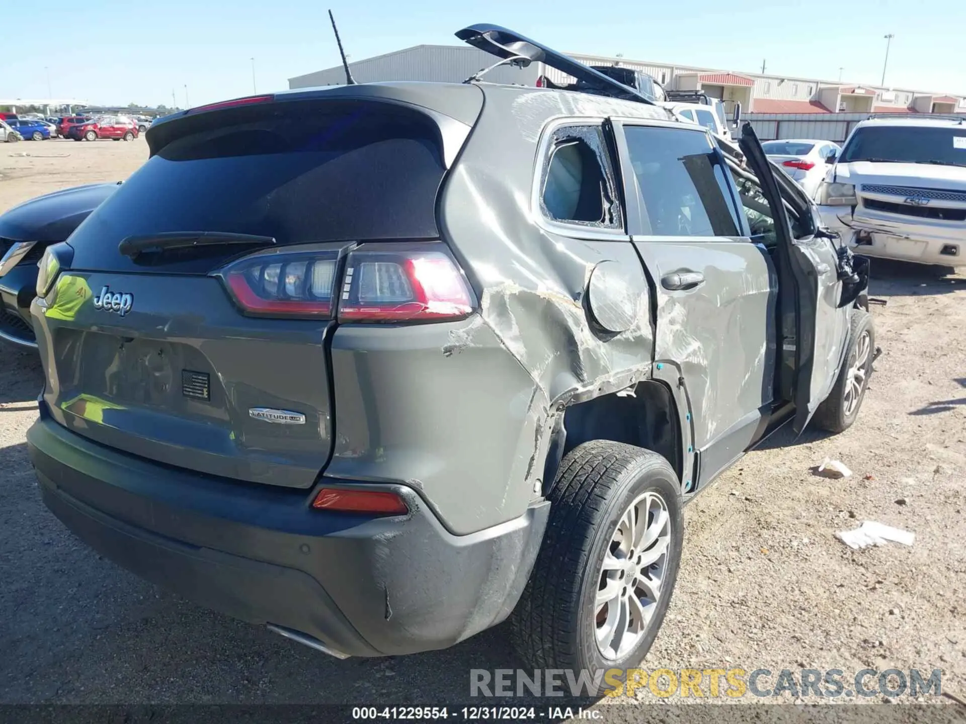 4 fotografías del automóvil dañado 1C4PJLMX6ND508929 JEEP CHEROKEE 2022
