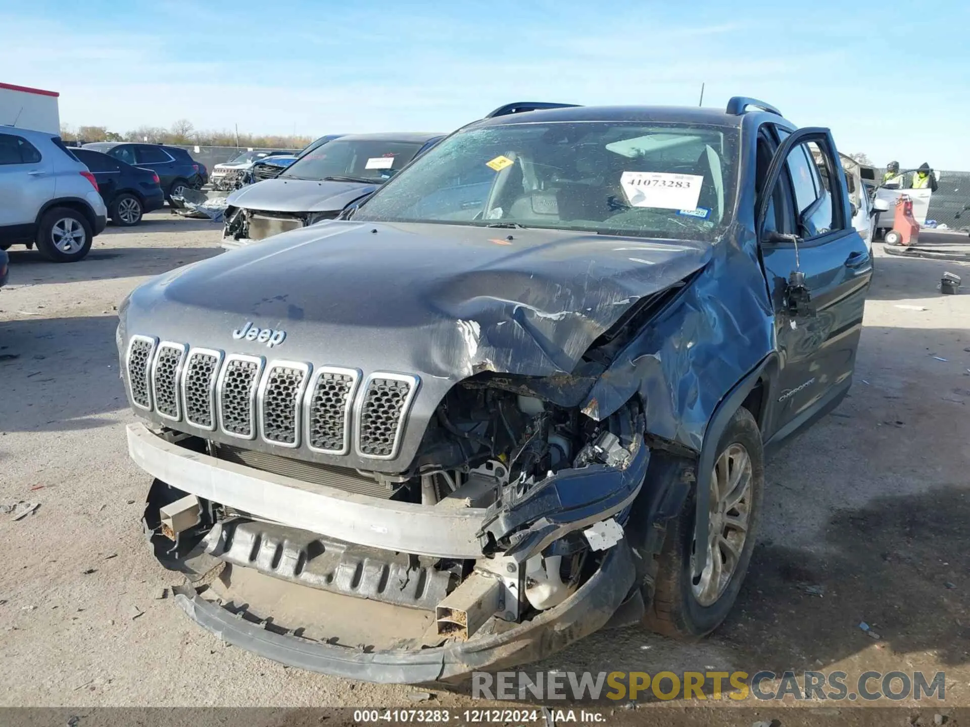 2 fotografías del automóvil dañado 1C4PJLMX6ND535323 JEEP CHEROKEE 2022