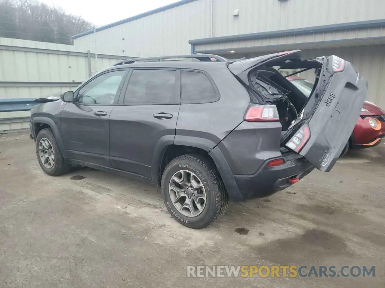 2 fotografías del automóvil dañado 1C4PJMBX3ND540147 JEEP CHEROKEE 2022