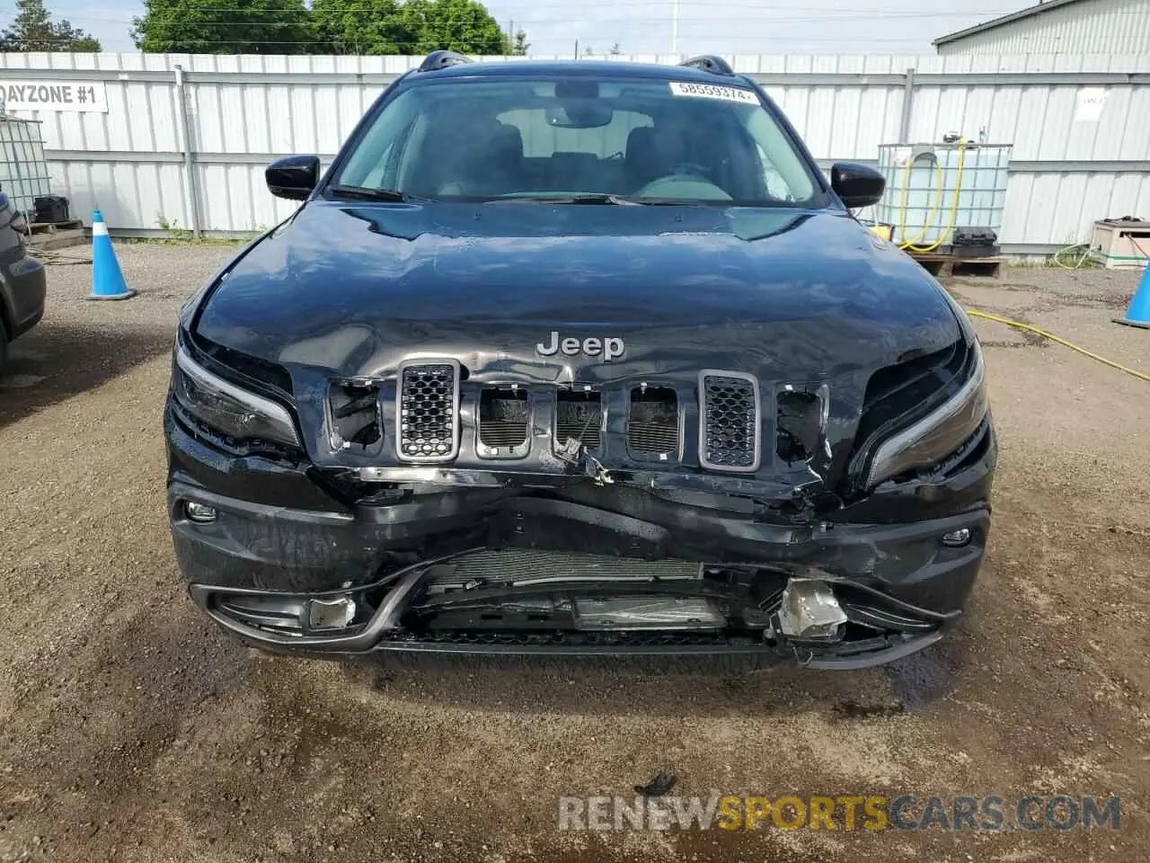 5 fotografías del automóvil dañado 1C4PJMBX3ND555098 JEEP CHEROKEE 2022