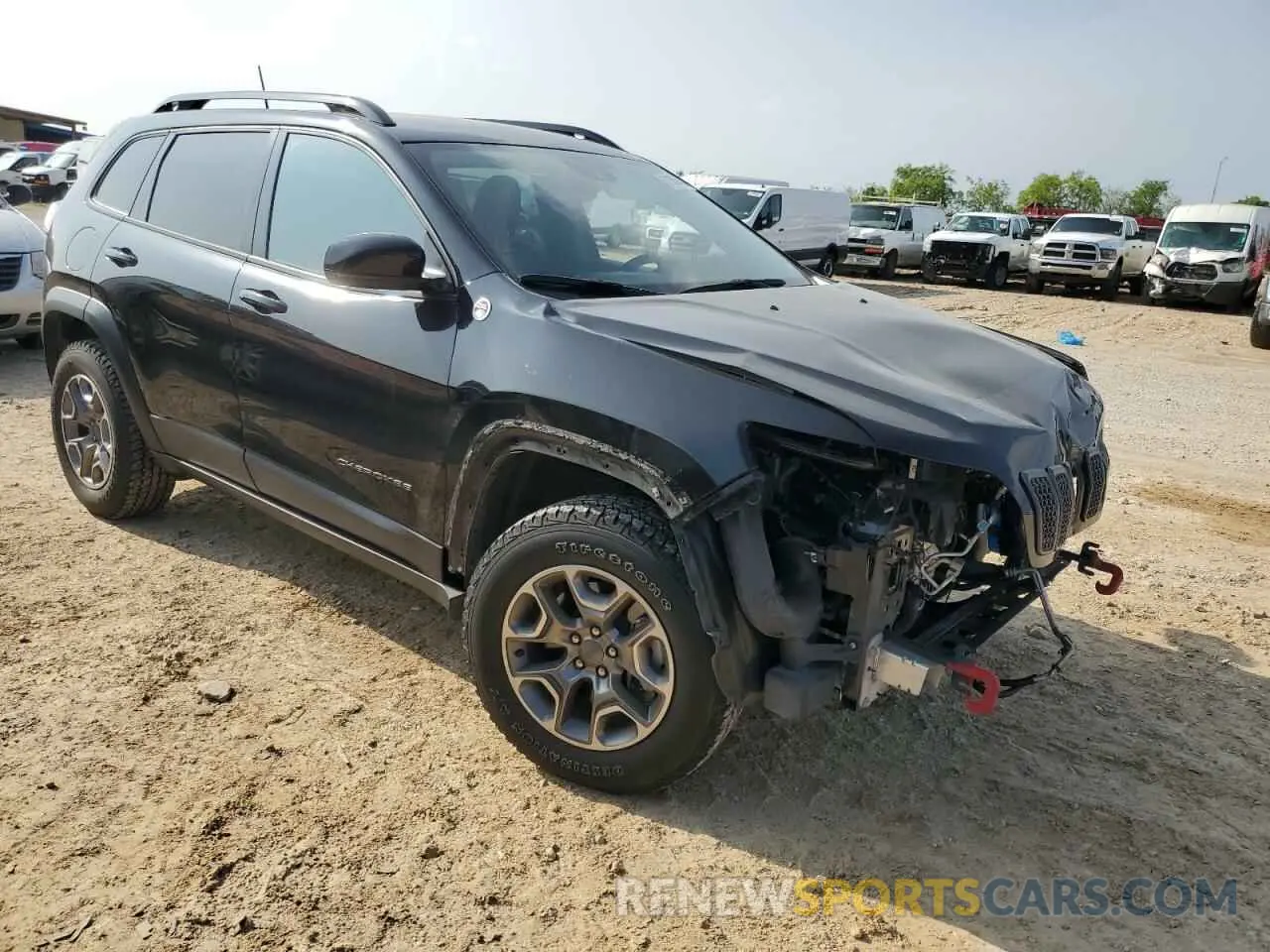 4 fotografías del automóvil dañado 1C4PJMBX8ND502686 JEEP CHEROKEE 2022