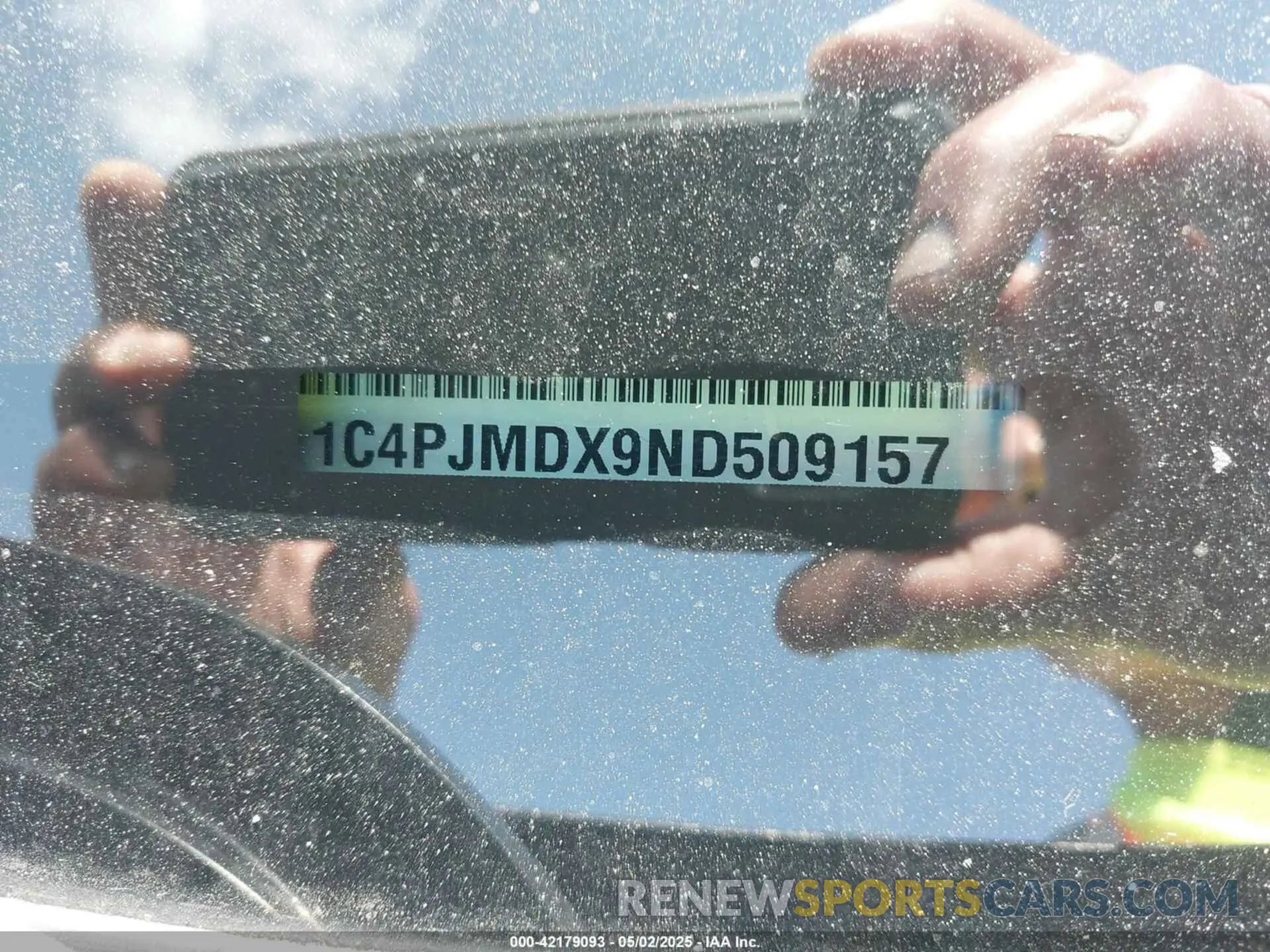 20 fotografías del automóvil dañado 1C4PJMDX9ND509157 JEEP CHEROKEE 2022