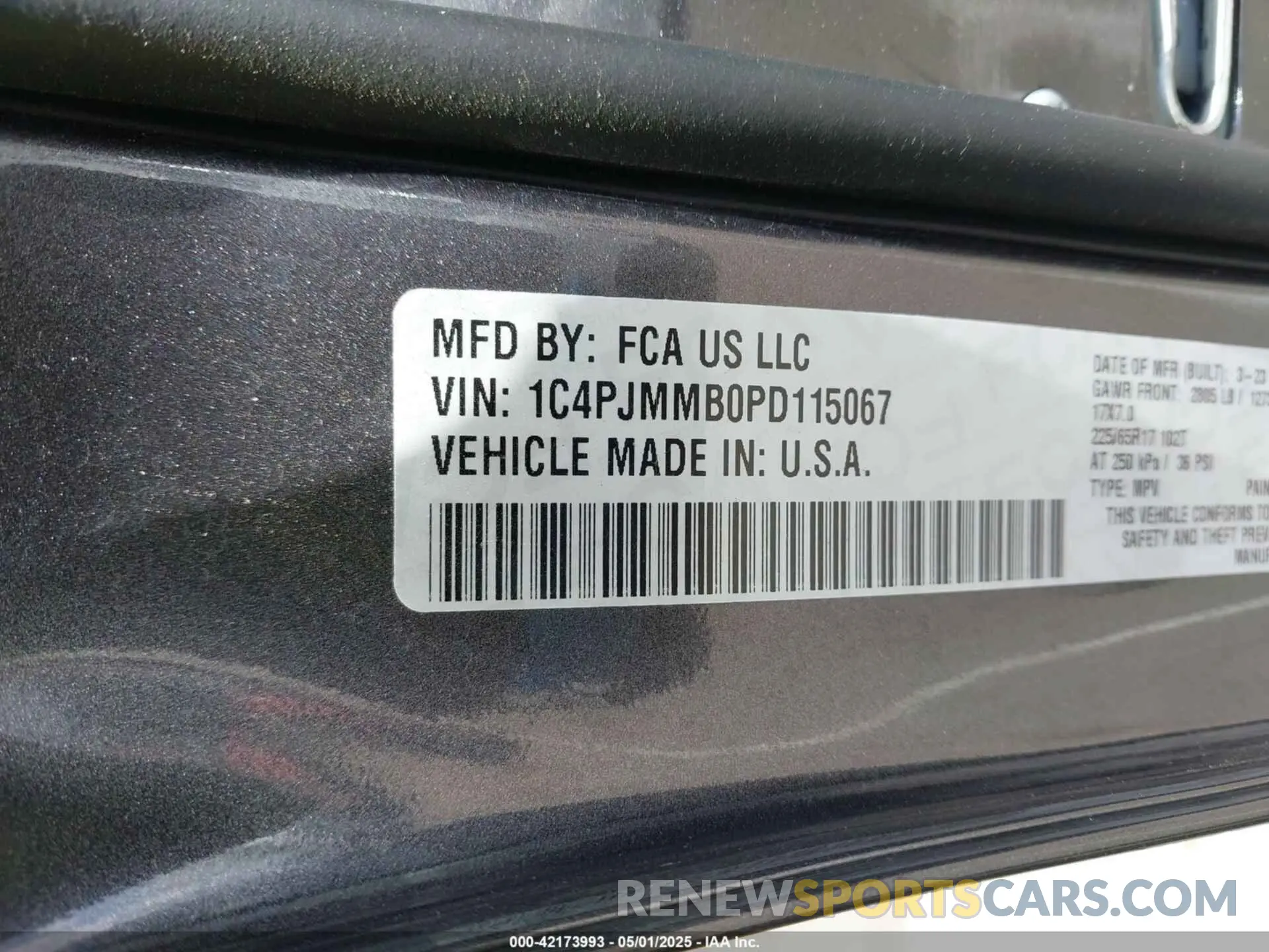 9 fotografías del automóvil dañado 1C4PJMMB0PD115067 JEEP CHEROKEE 2023