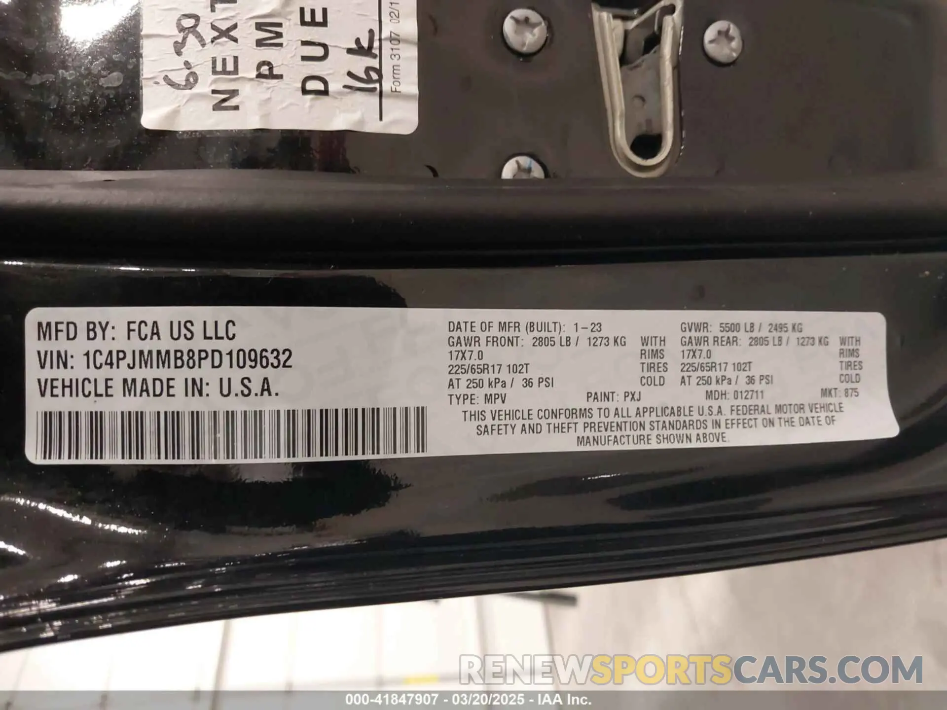 9 fotografías del automóvil dañado 1C4PJMMB8PD109632 JEEP CHEROKEE 2023