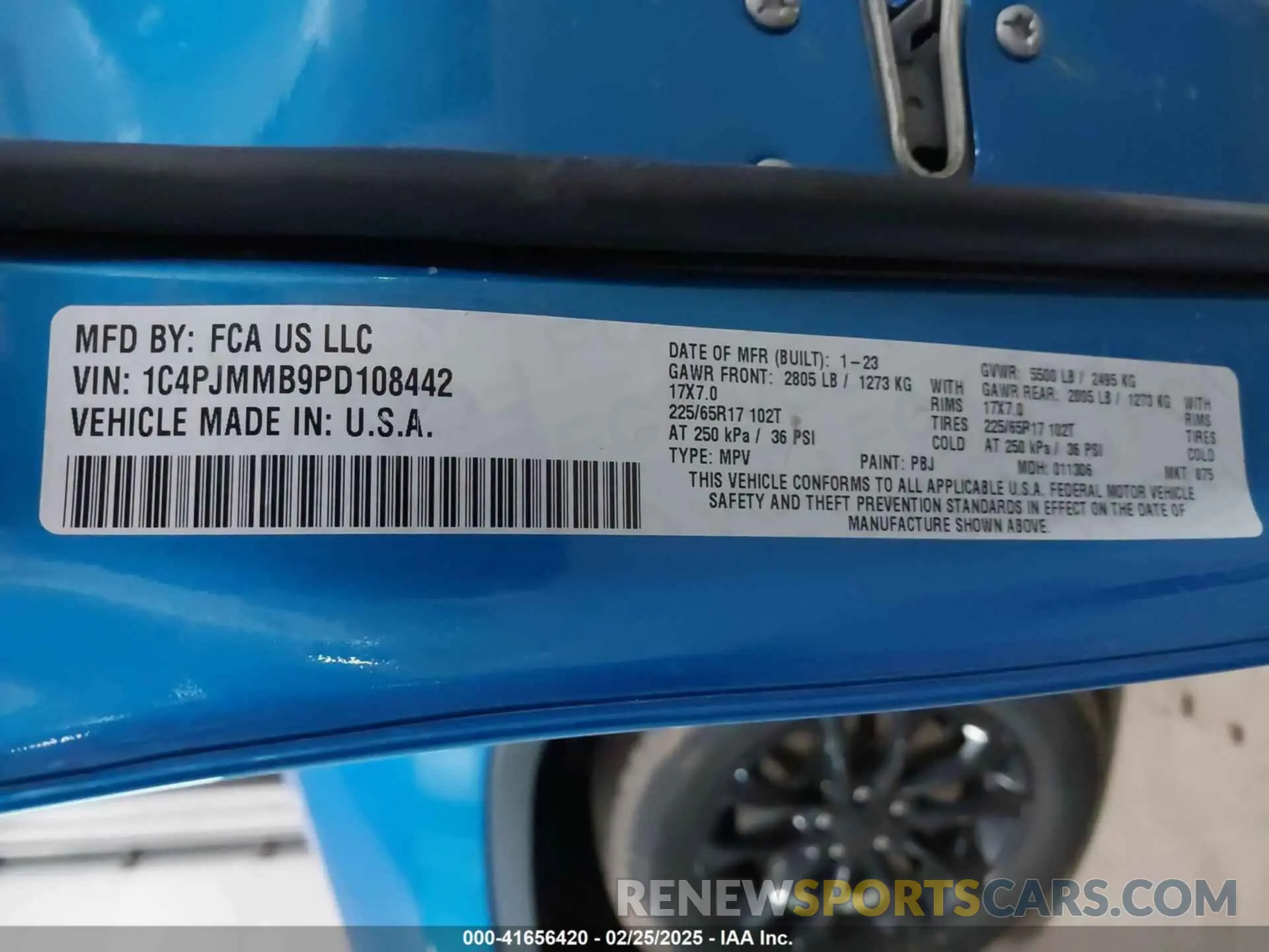 9 fotografías del automóvil dañado 1C4PJMMB9PD108442 JEEP CHEROKEE 2023