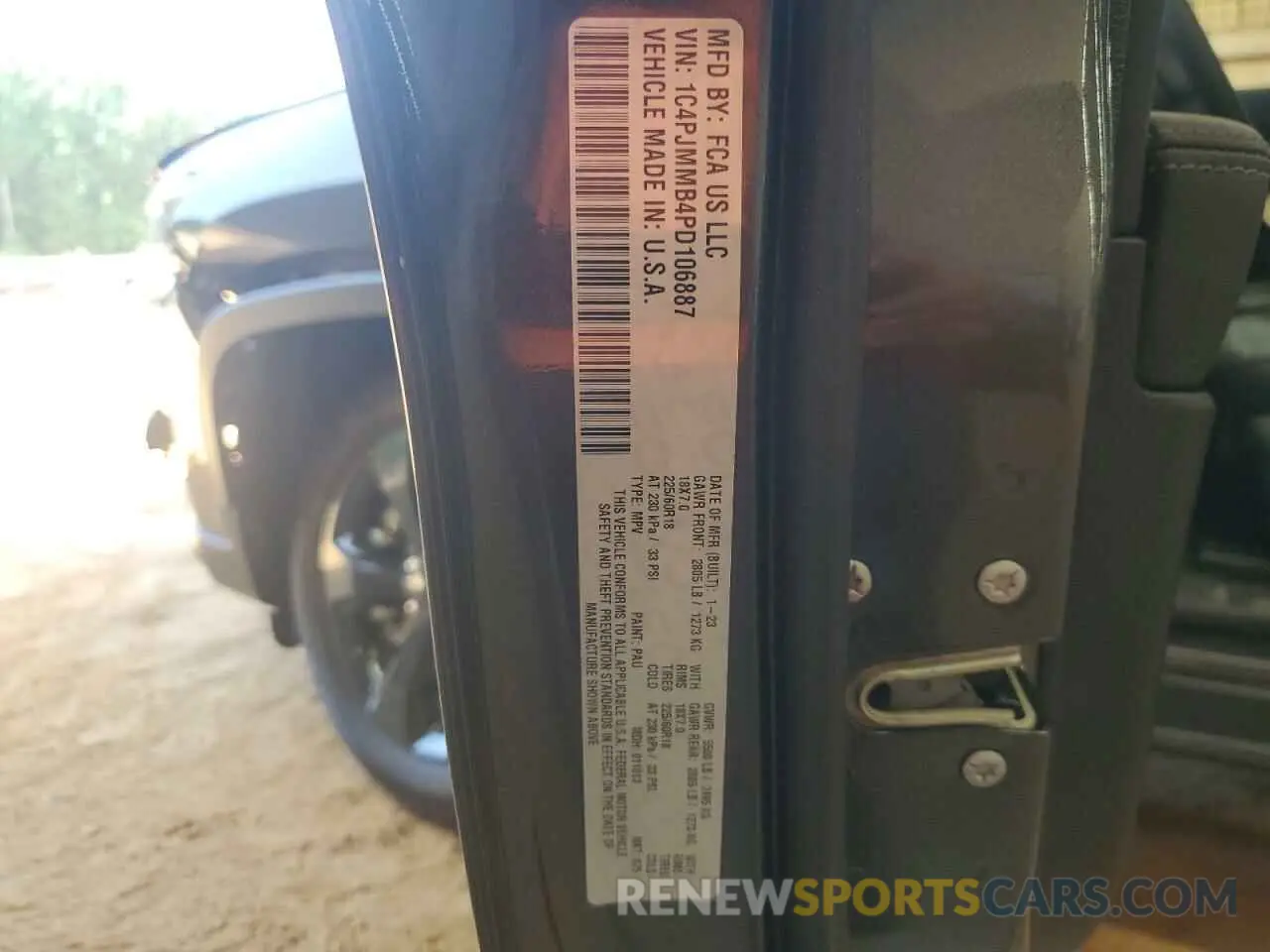 13 fotografías del automóvil dañado 1C4PJMMB4PD106887 JEEP CHEROKEE A 2023