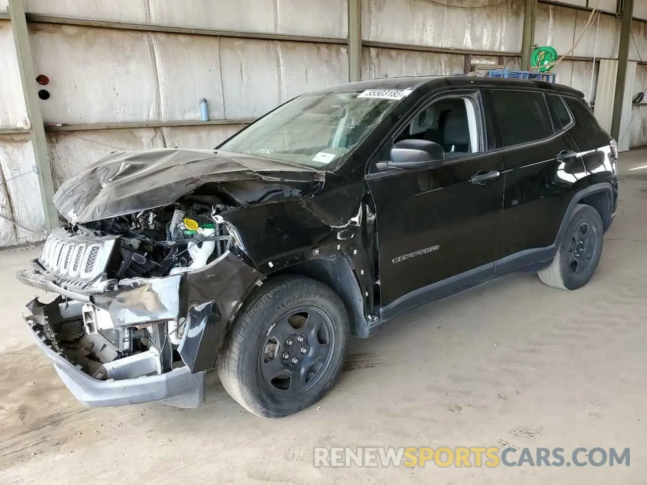 1 fotografías del automóvil dañado 3C4NJCAB8KT622274 JEEP COMPASS 2019