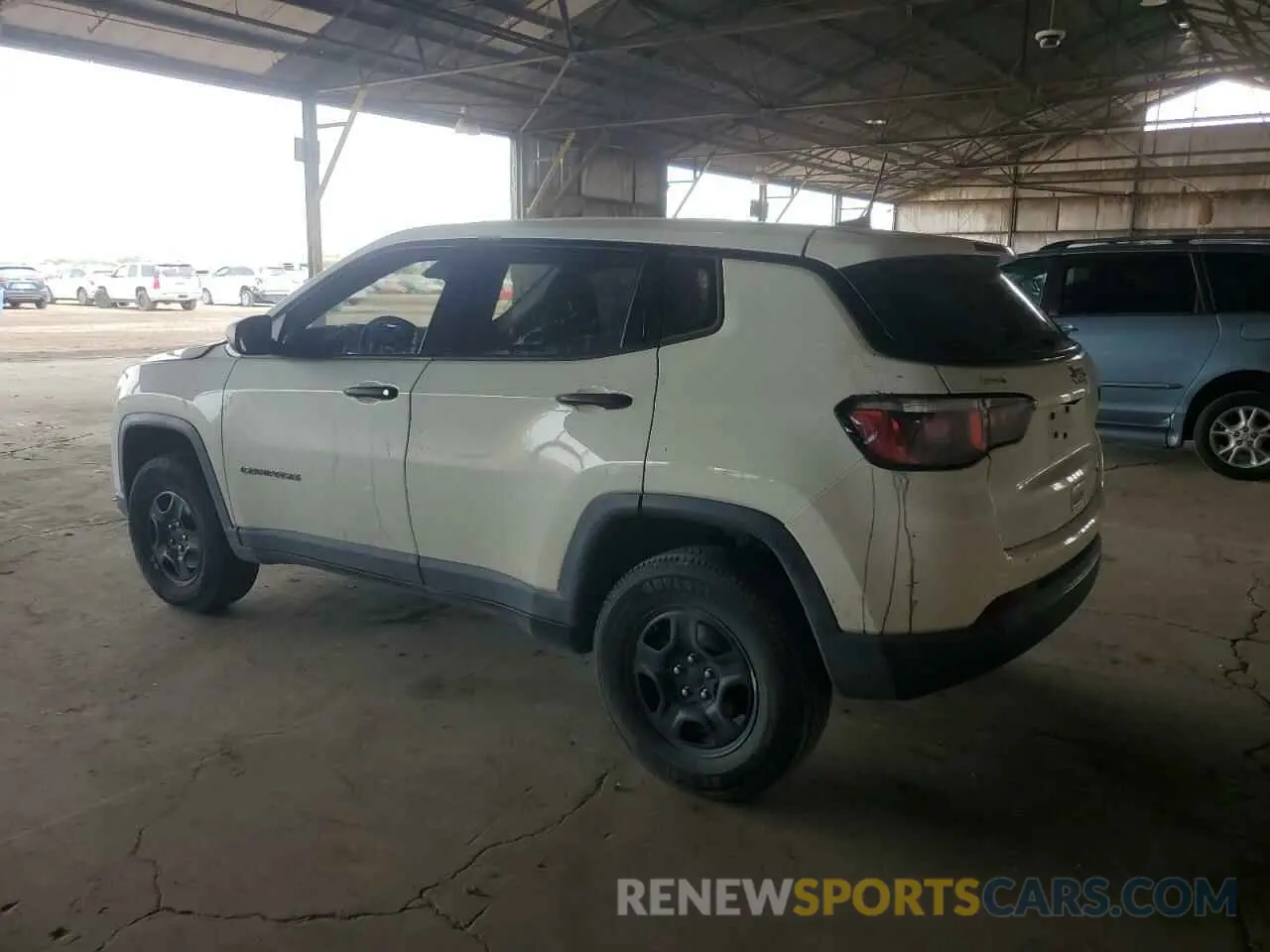2 fotografías del automóvil dañado 3C4NJCAB9KT613809 JEEP COMPASS 2019