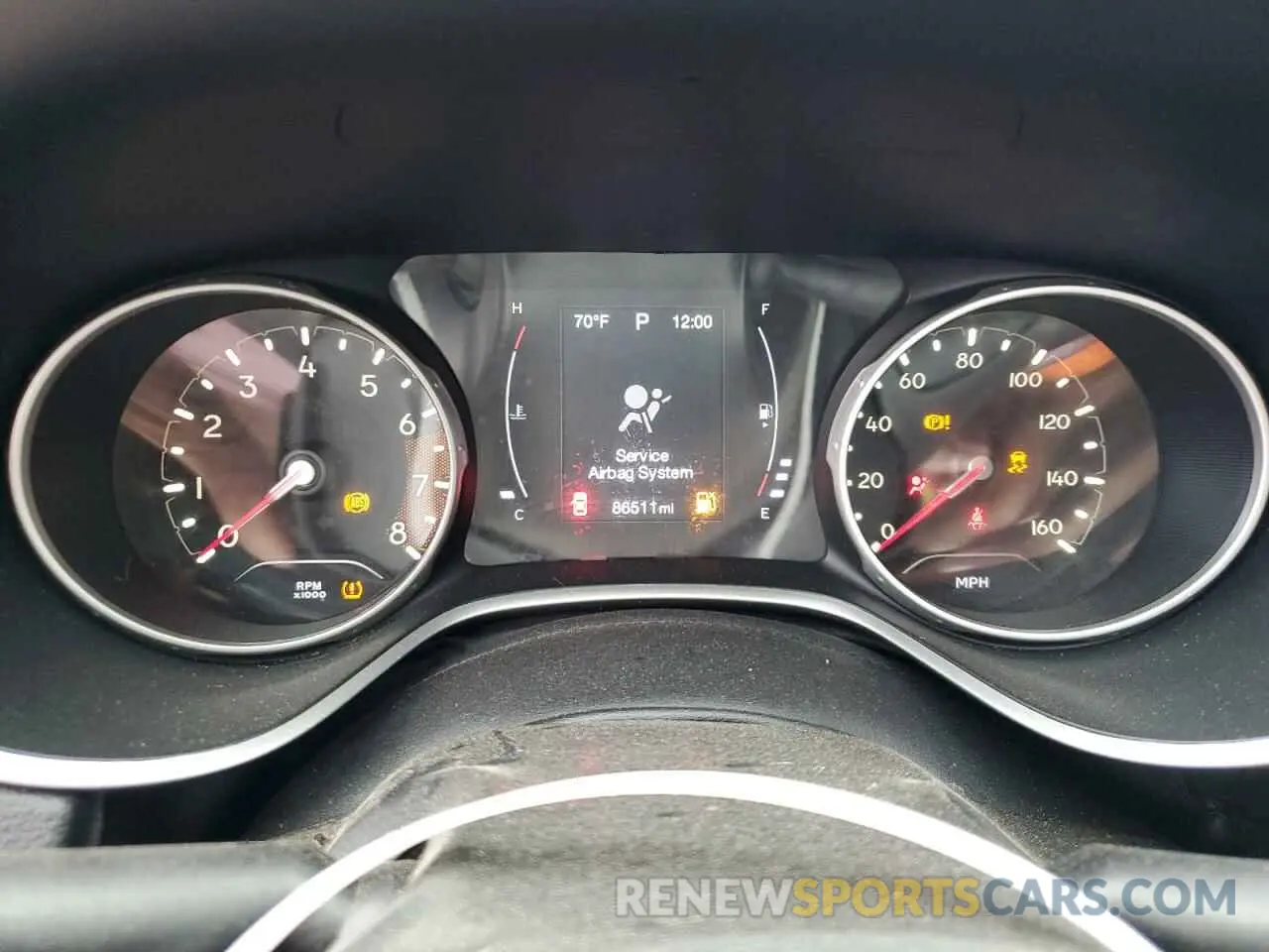 9 fotografías del automóvil dañado 3C4NJCABXKT622258 JEEP COMPASS 2019