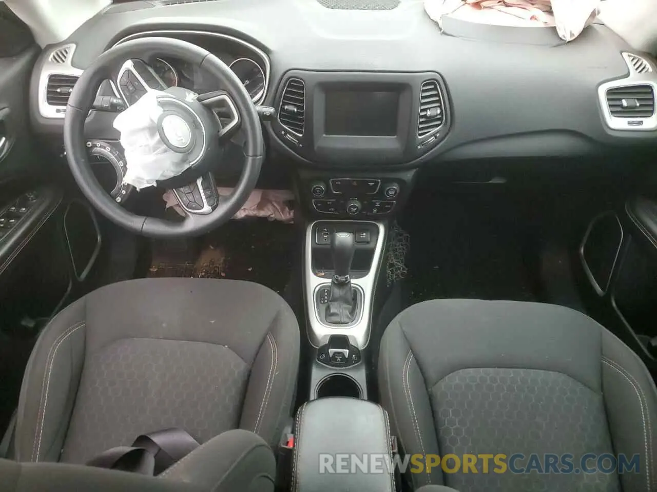 8 fotografías del automóvil dañado 3C4NJCABXKT715569 JEEP COMPASS 2019