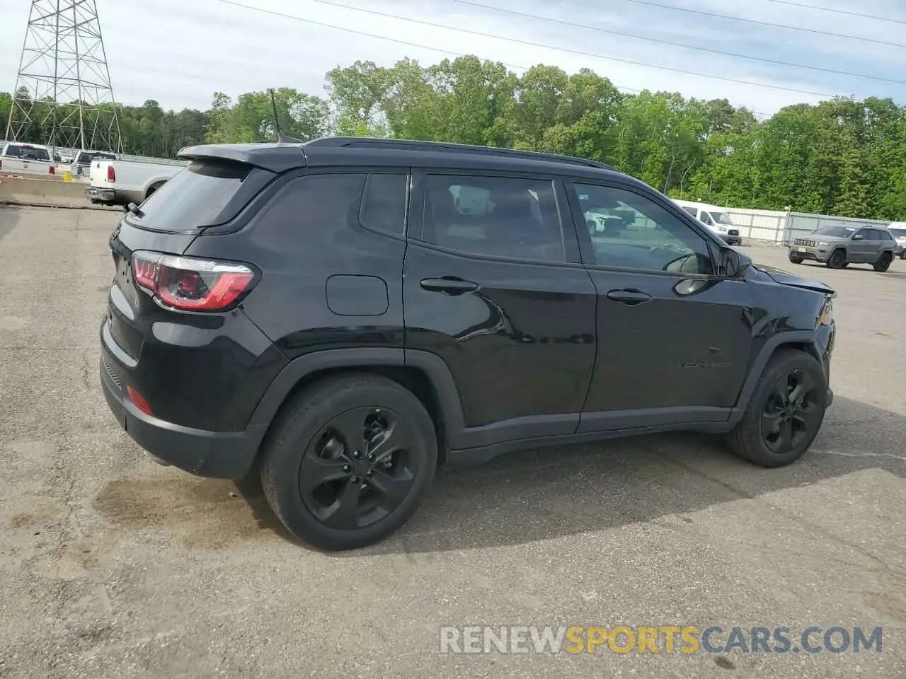 3 fotografías del automóvil dañado 3C4NJCBB0KT699476 JEEP COMPASS 2019