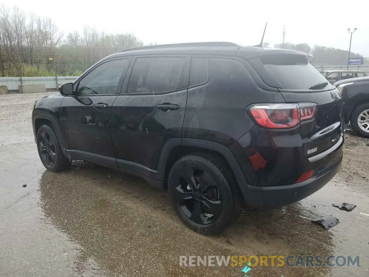 2 fotografías del automóvil dañado 3C4NJCBB0KT756100 JEEP COMPASS 2019
