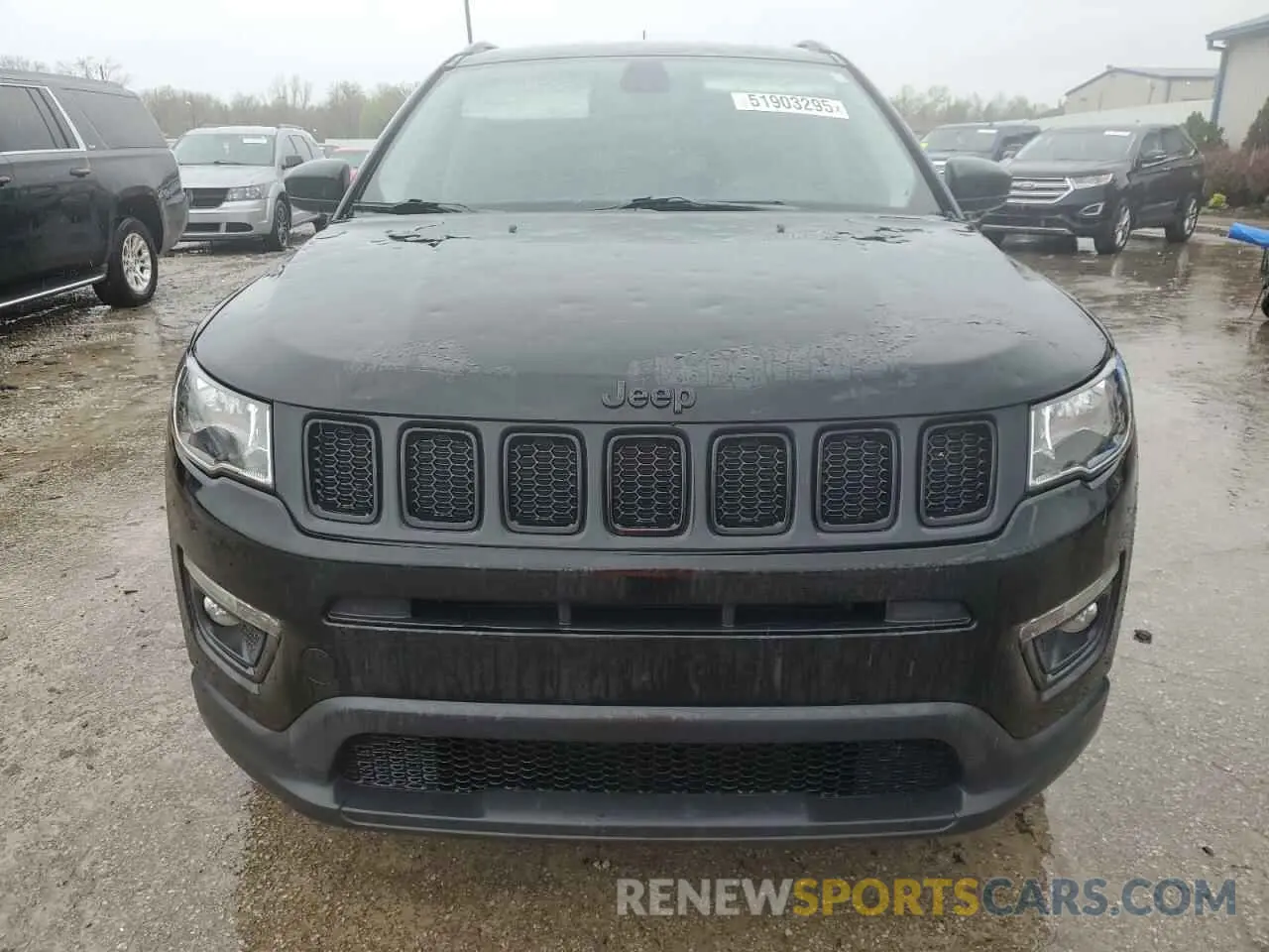 5 fotografías del automóvil dañado 3C4NJCBB0KT756100 JEEP COMPASS 2019