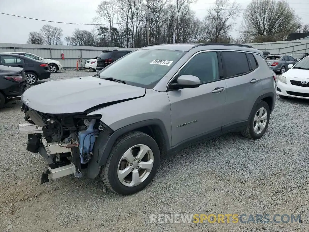 1 fotografías del automóvil dañado 3C4NJCBB2KT762948 JEEP COMPASS 2019