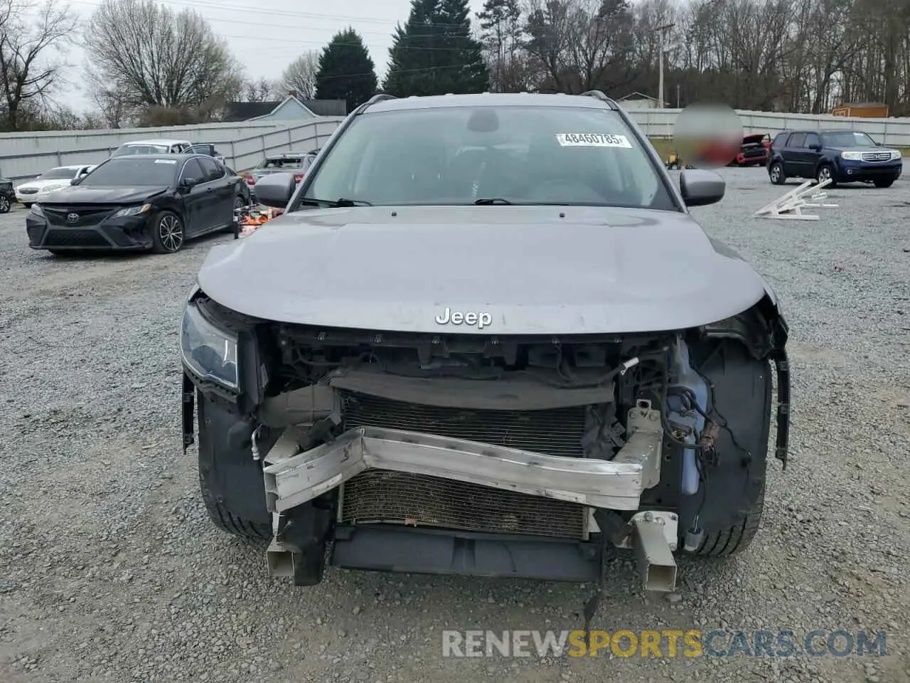 5 fotografías del automóvil dañado 3C4NJCBB2KT762948 JEEP COMPASS 2019