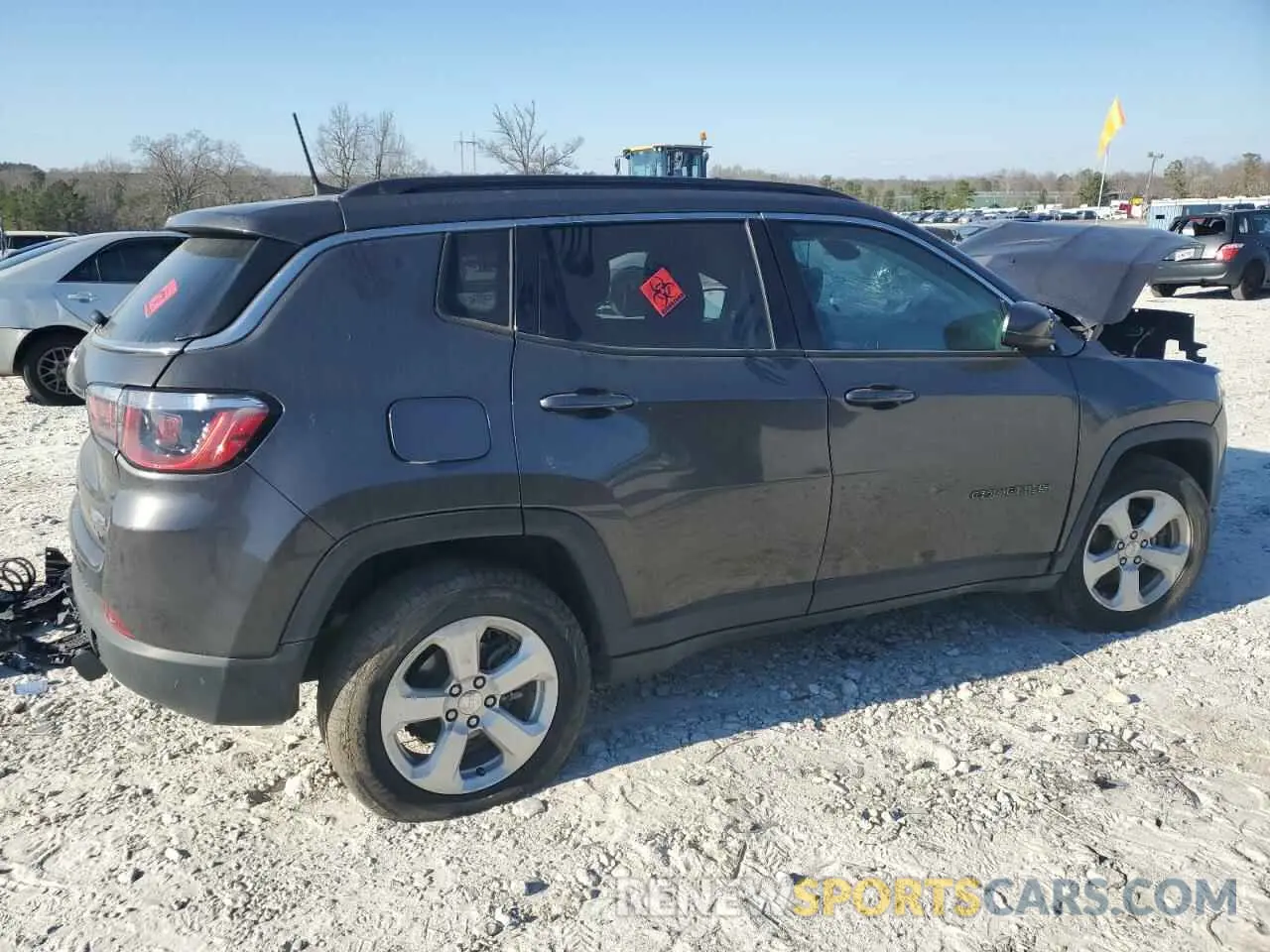 3 fotografías del automóvil dañado 3C4NJCBB2KT840578 JEEP COMPASS 2019