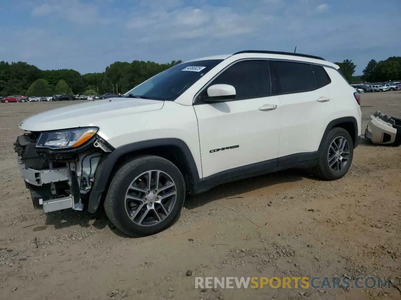 1 fotografías del automóvil dañado 3C4NJCBB3KT736861 JEEP COMPASS 2019
