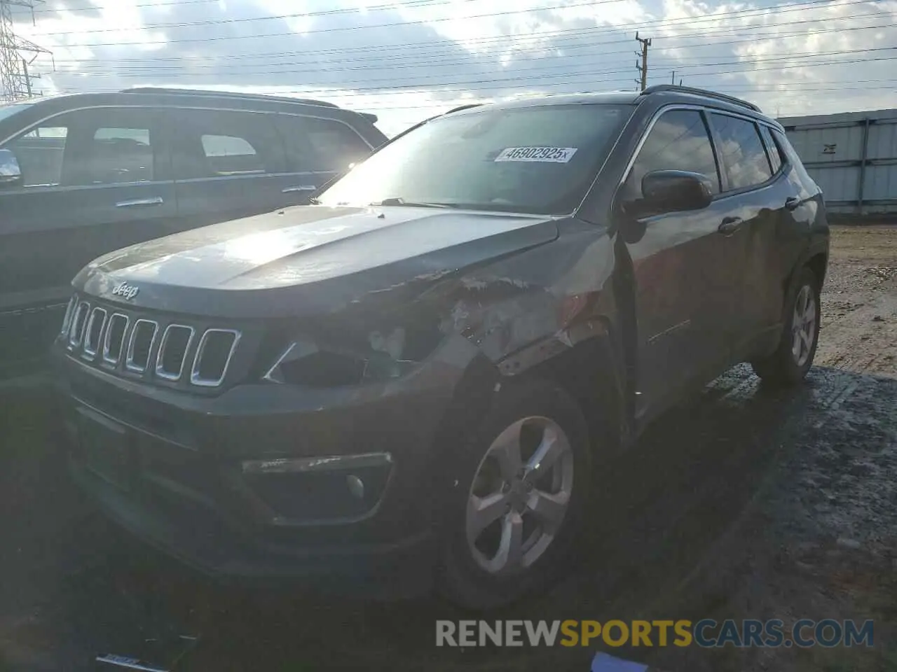 1 fotografías del automóvil dañado 3C4NJCBB3KT852044 JEEP COMPASS 2019