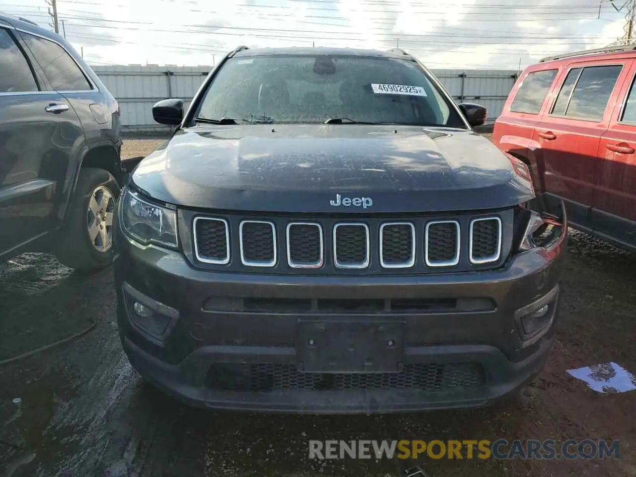 5 fotografías del automóvil dañado 3C4NJCBB3KT852044 JEEP COMPASS 2019
